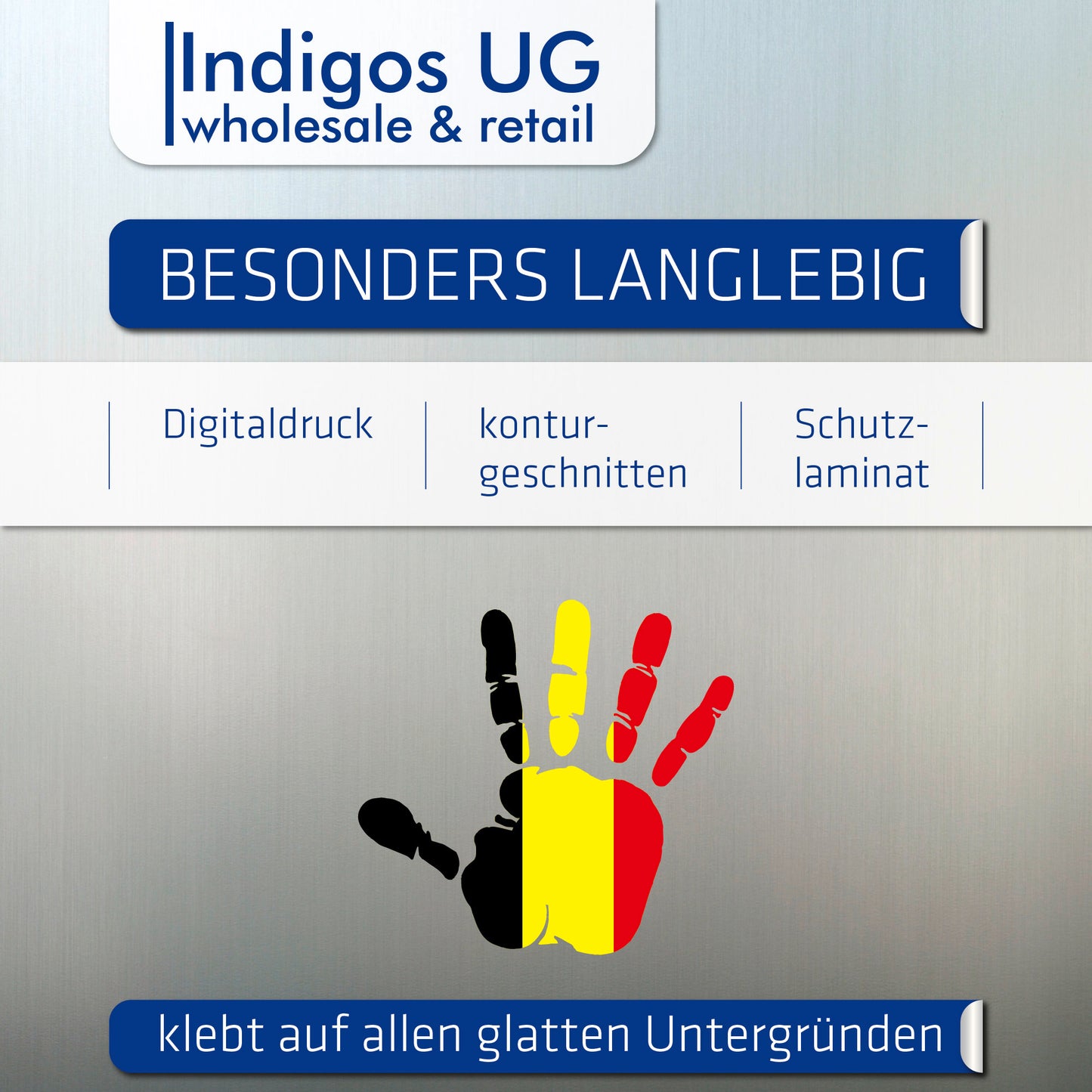 Aufkleber - Autoaufkleber - Belgien - Heckscheibenaufkleber