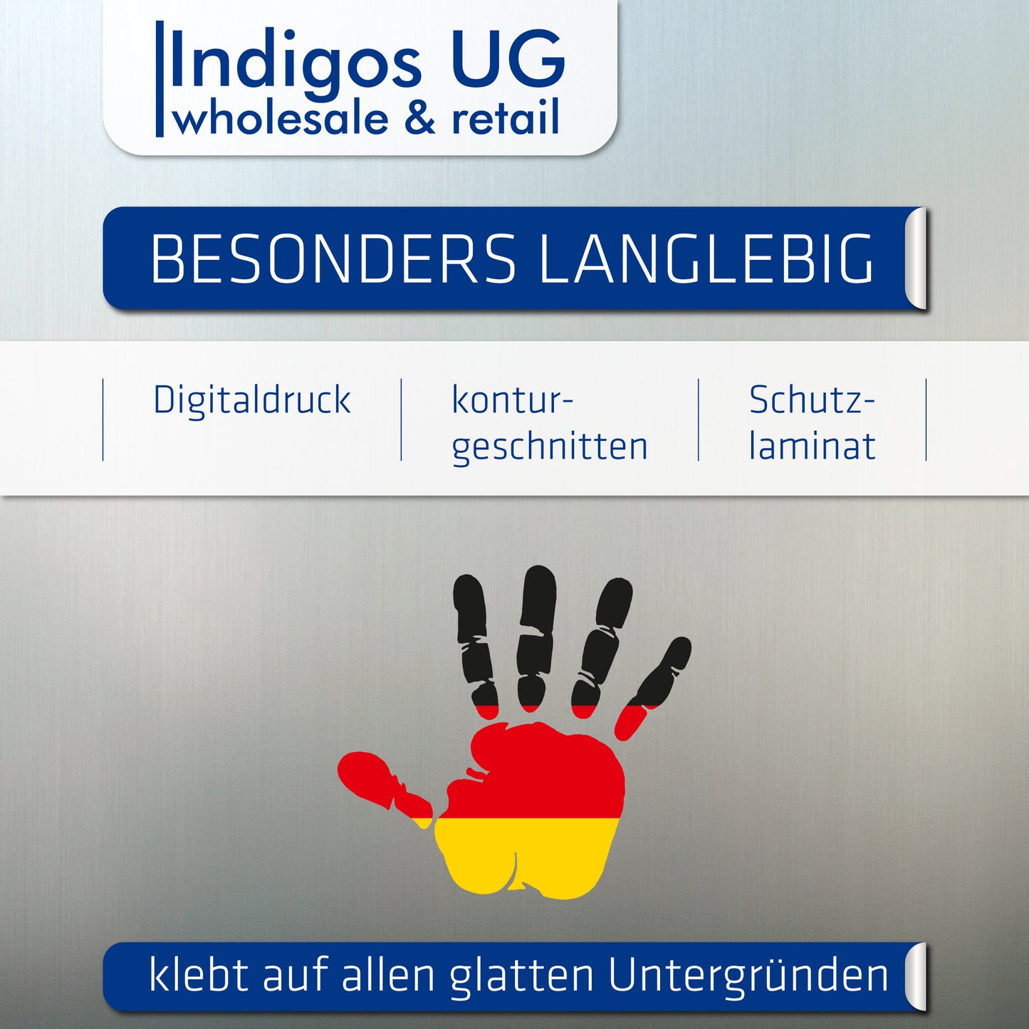 Aufkleber - Autoaufkleber - Deutschland - Heckscheibenaufkleber