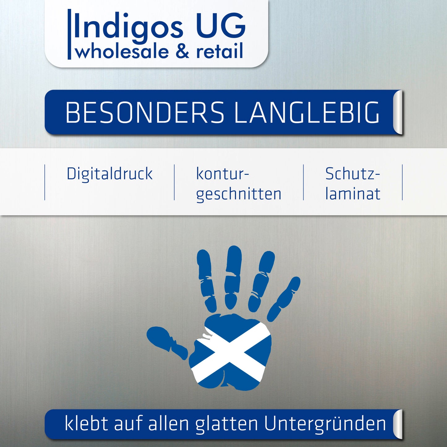 Aufkleber - Autoaufkleber - Schottland - Heckscheibenaufkleber