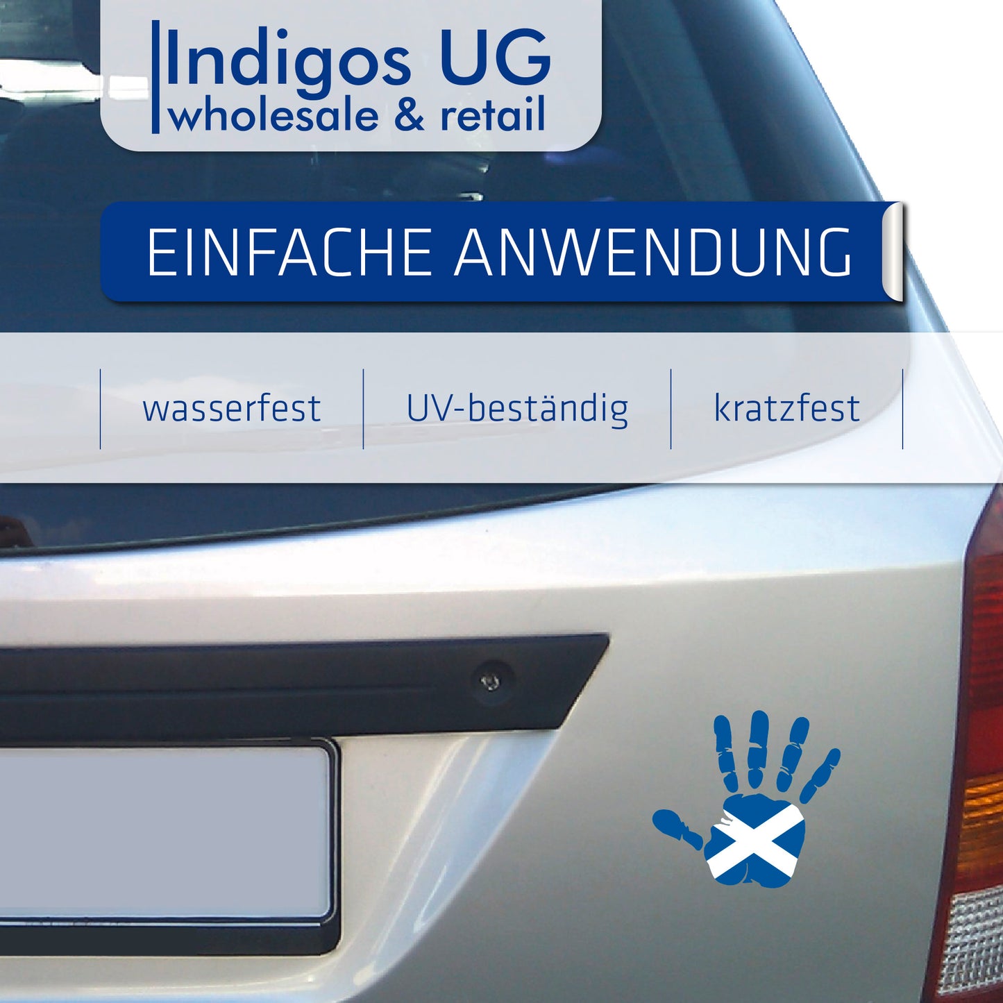 Aufkleber - Autoaufkleber - Schottland - Heckscheibenaufkleber