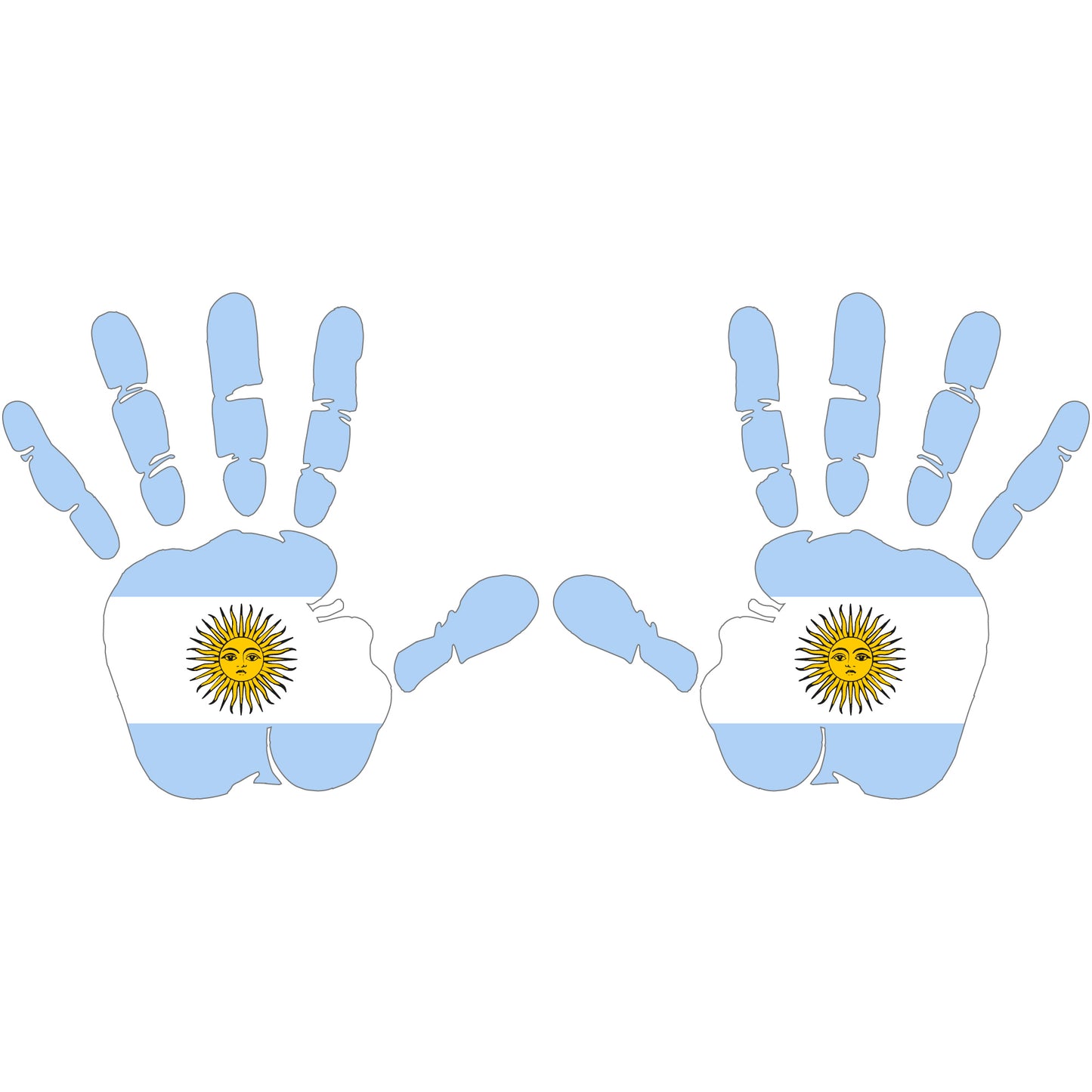 Aufkleber - Autoaufkleber - Argentinien - Heckscheibenaufkleber