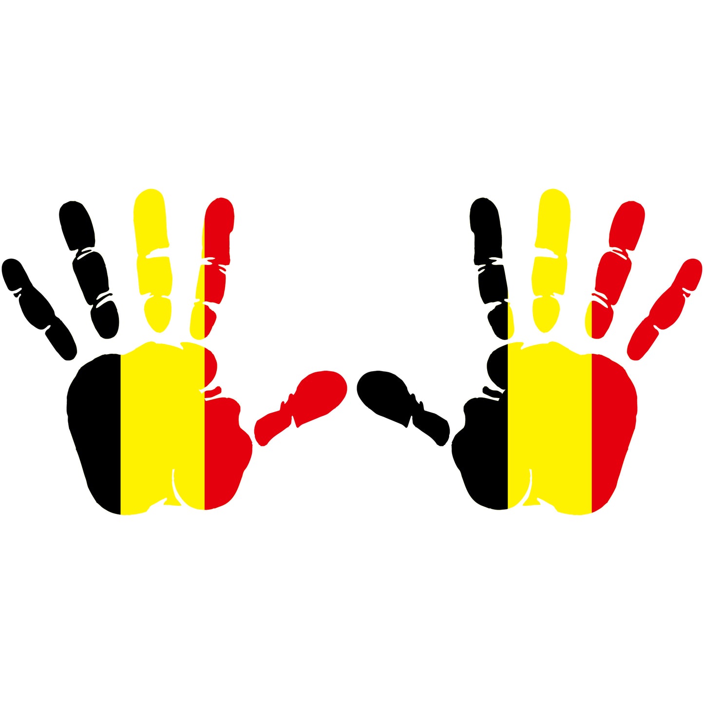 Aufkleber - Autoaufkleber - Belgien - Heckscheibenaufkleber