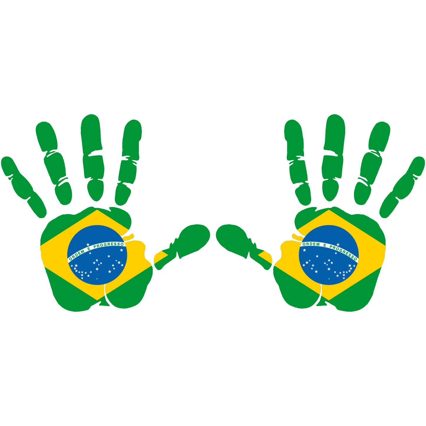 Aufkleber - Autoaufkleber - Brasilien - Heckscheibenaufkleber