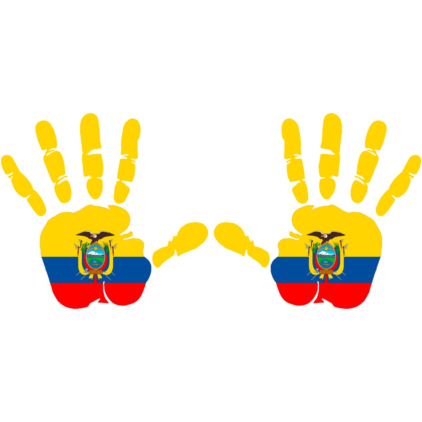 Aufkleber - Autoaufkleber - Ecuador - Heckscheibenaufkleber