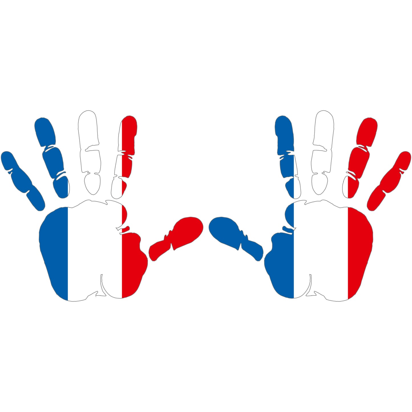 Aufkleber - Autoaufkleber - Frankreich - Heckscheibenaufkleber