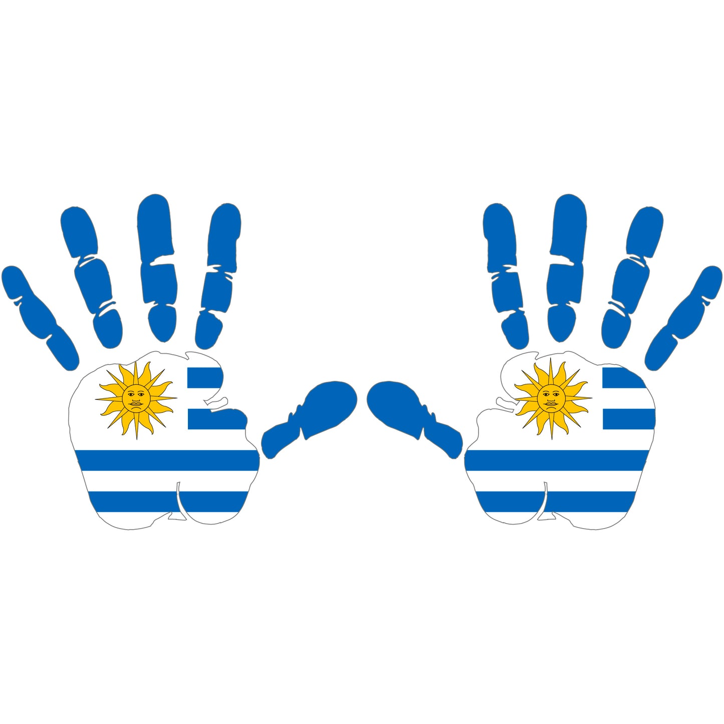 Aufkleber - Autoaufkleber - Uruguay - Heckscheibenaufkleber