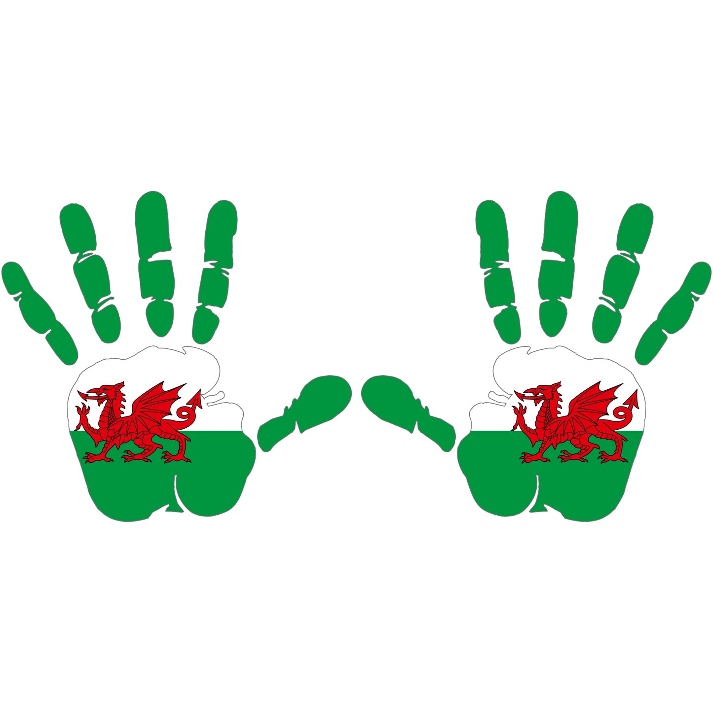 Aufkleber - Autoaufkleber - Wales - Heckscheibenaufkleber