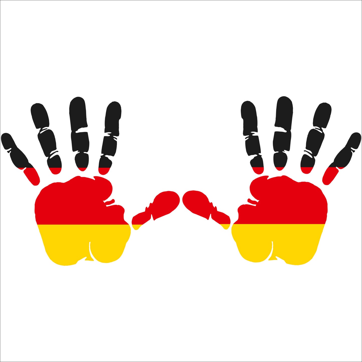 Aufkleber - Autoaufkleber - Deutschland - Heckscheibenaufkleber