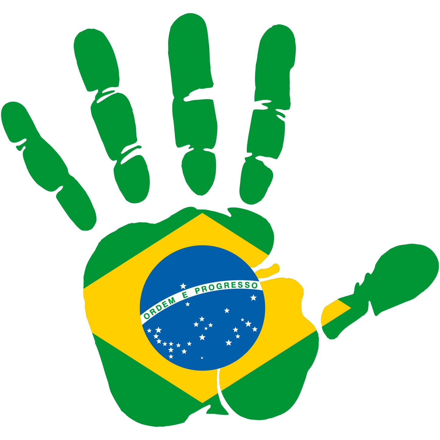 Aufkleber - Autoaufkleber - Brasilien - Heckscheibenaufkleber