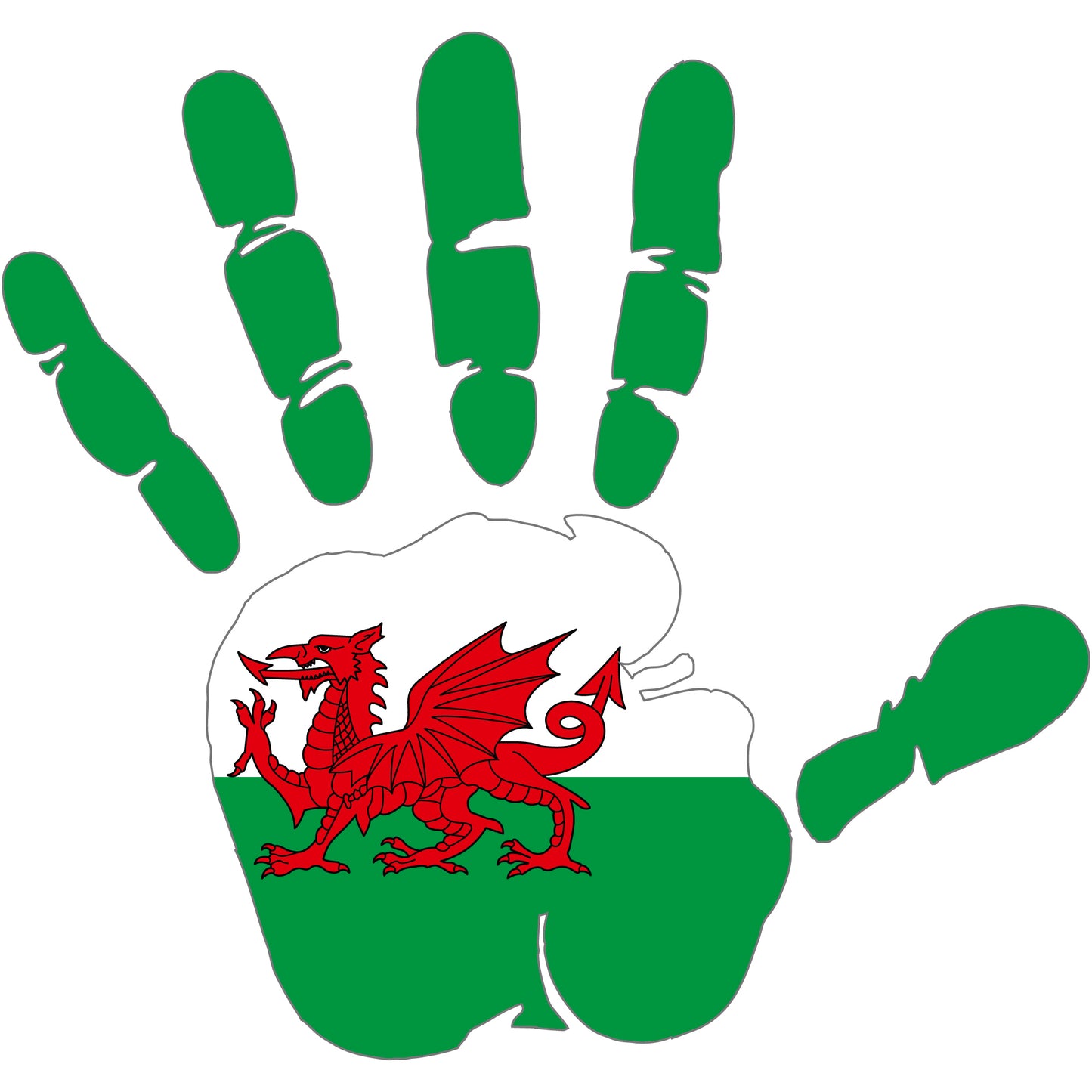 Aufkleber - Autoaufkleber - Wales - Heckscheibenaufkleber
