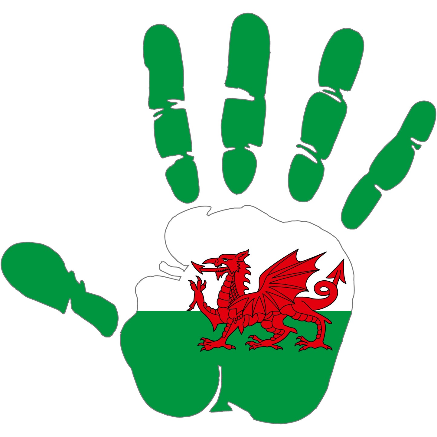 Aufkleber - Autoaufkleber - Wales - Heckscheibenaufkleber