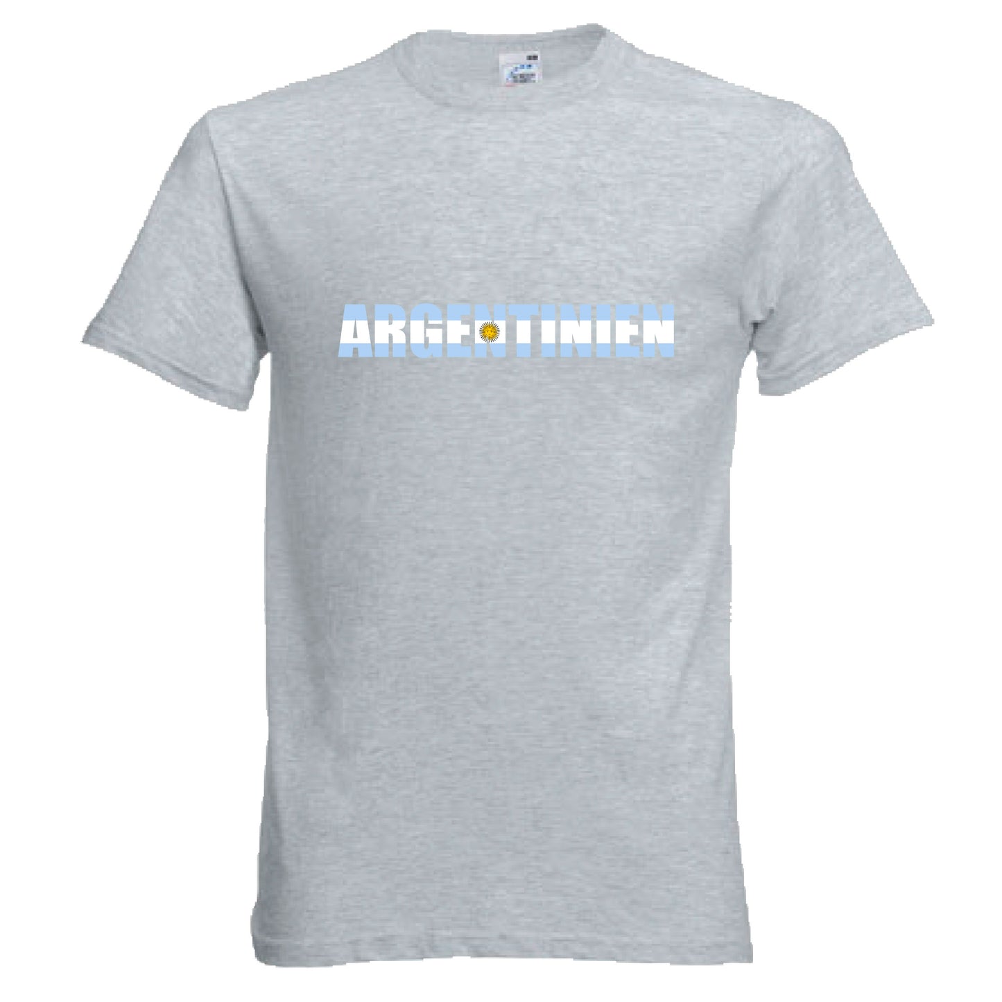 INDIGOS UG - T-Shirt Herren - Argentinien - Schriftzug - Fussball