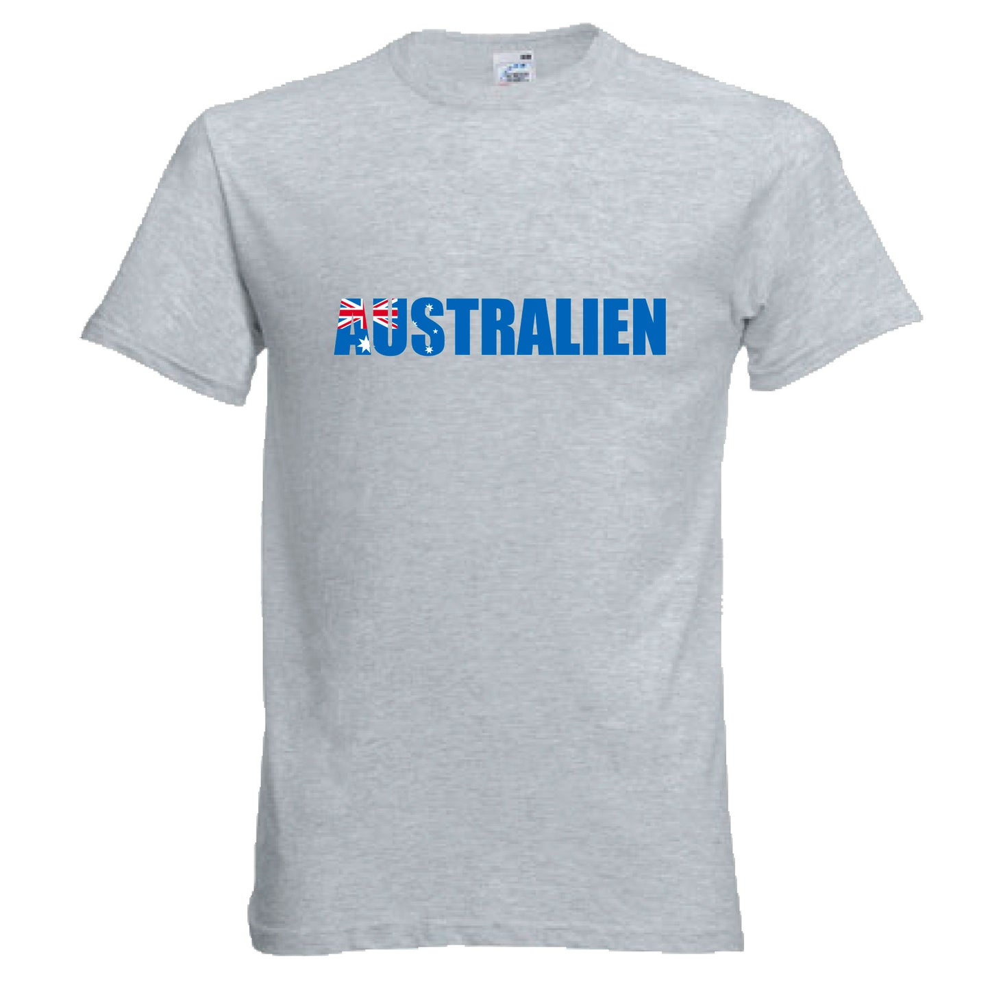 INDIGOS UG - T-Shirt Herren - Australien - Schriftzug - Fussball
