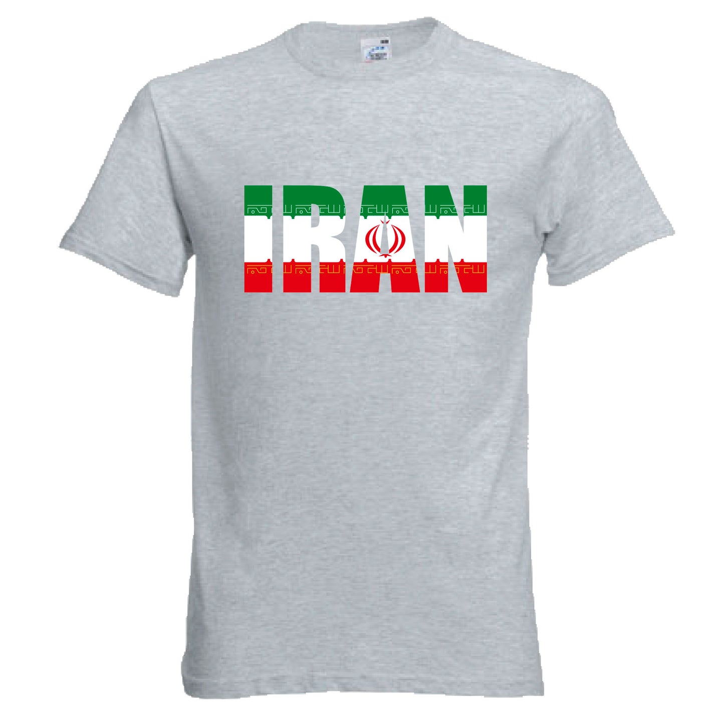 INDIGOS UG - T-Shirt Herren - Iran - Schriftzug - Fussball