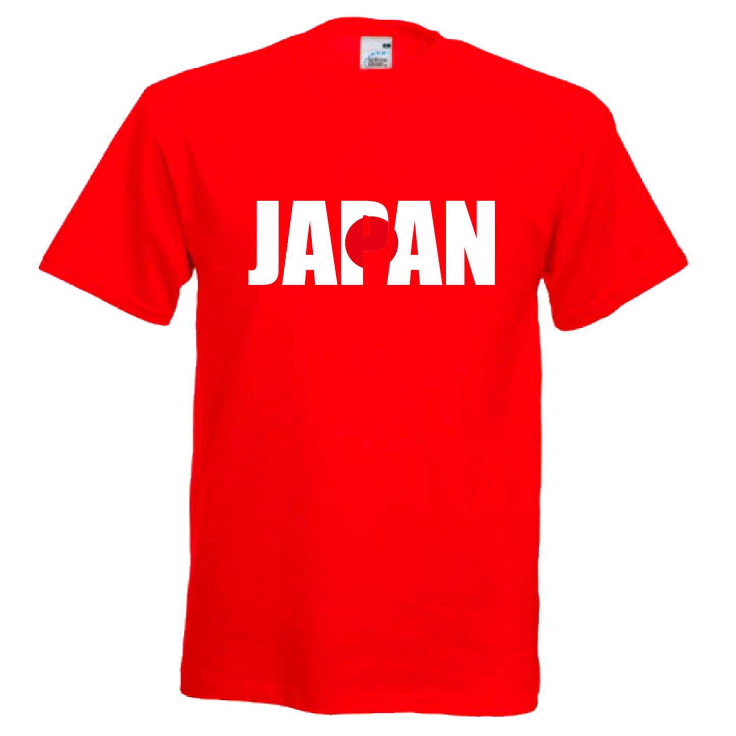 INDIGOS UG - T-Shirt Herren - Japan - Schriftzug - Fussball