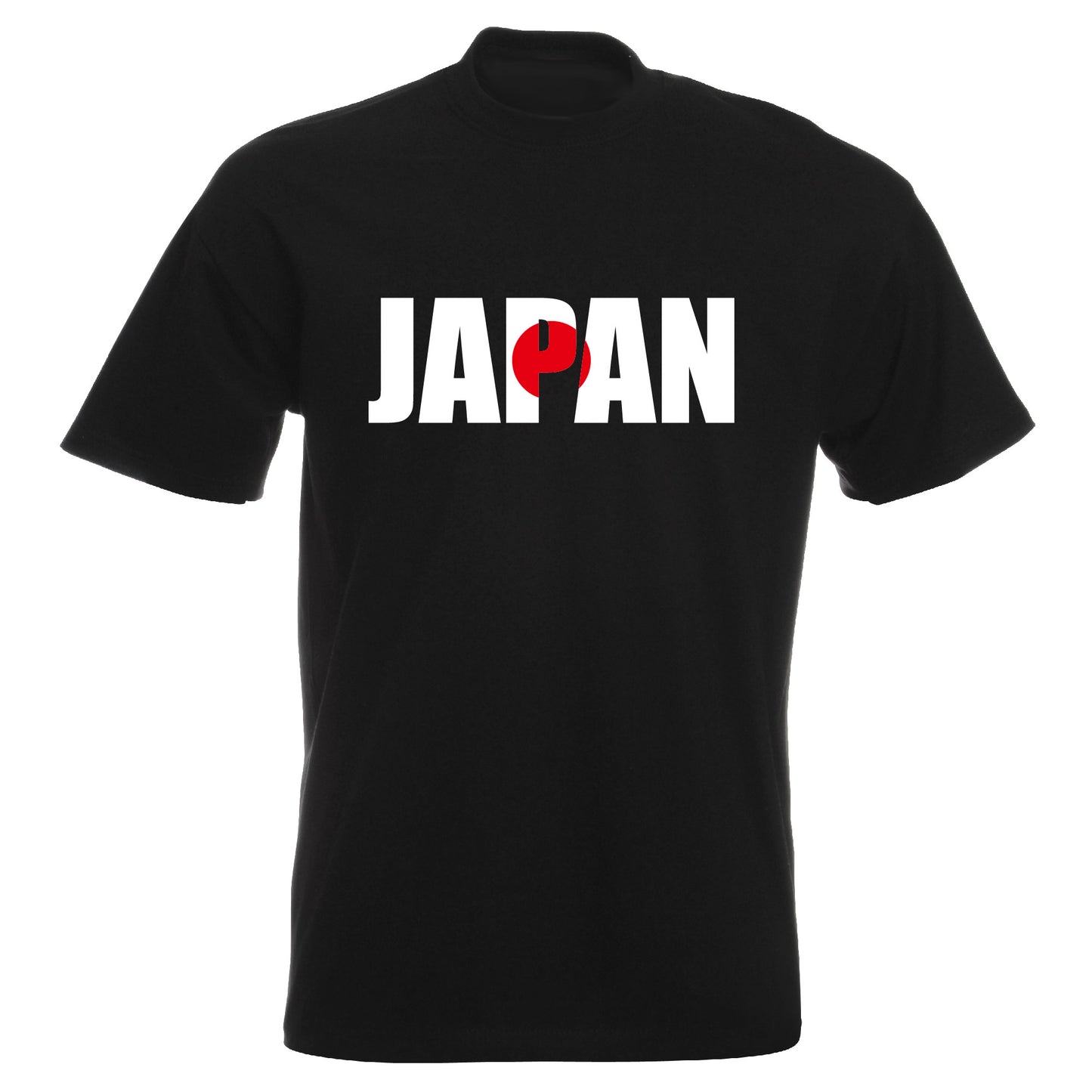 INDIGOS UG - T-Shirt Herren - Japan - Schriftzug - Fussball
