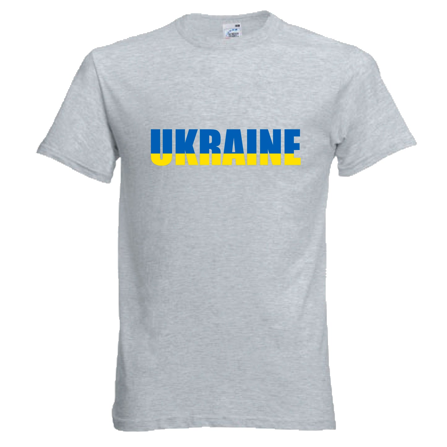 INDIGOS UG - T-Shirt Herren - Ukraine - Schriftzug - Fussball