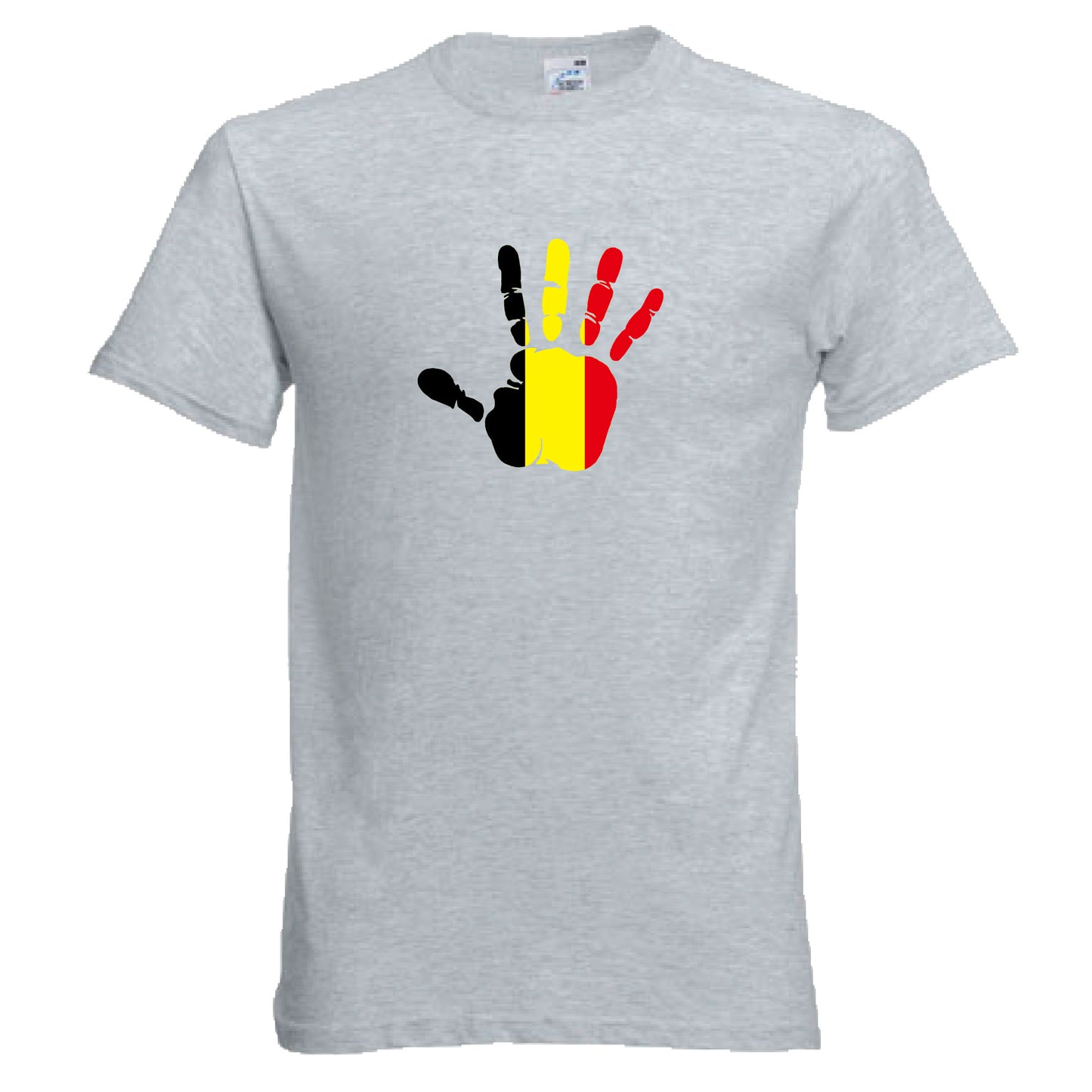 INDIGOS UG - T-Shirt Herren - Belgien - Hand - Fussball