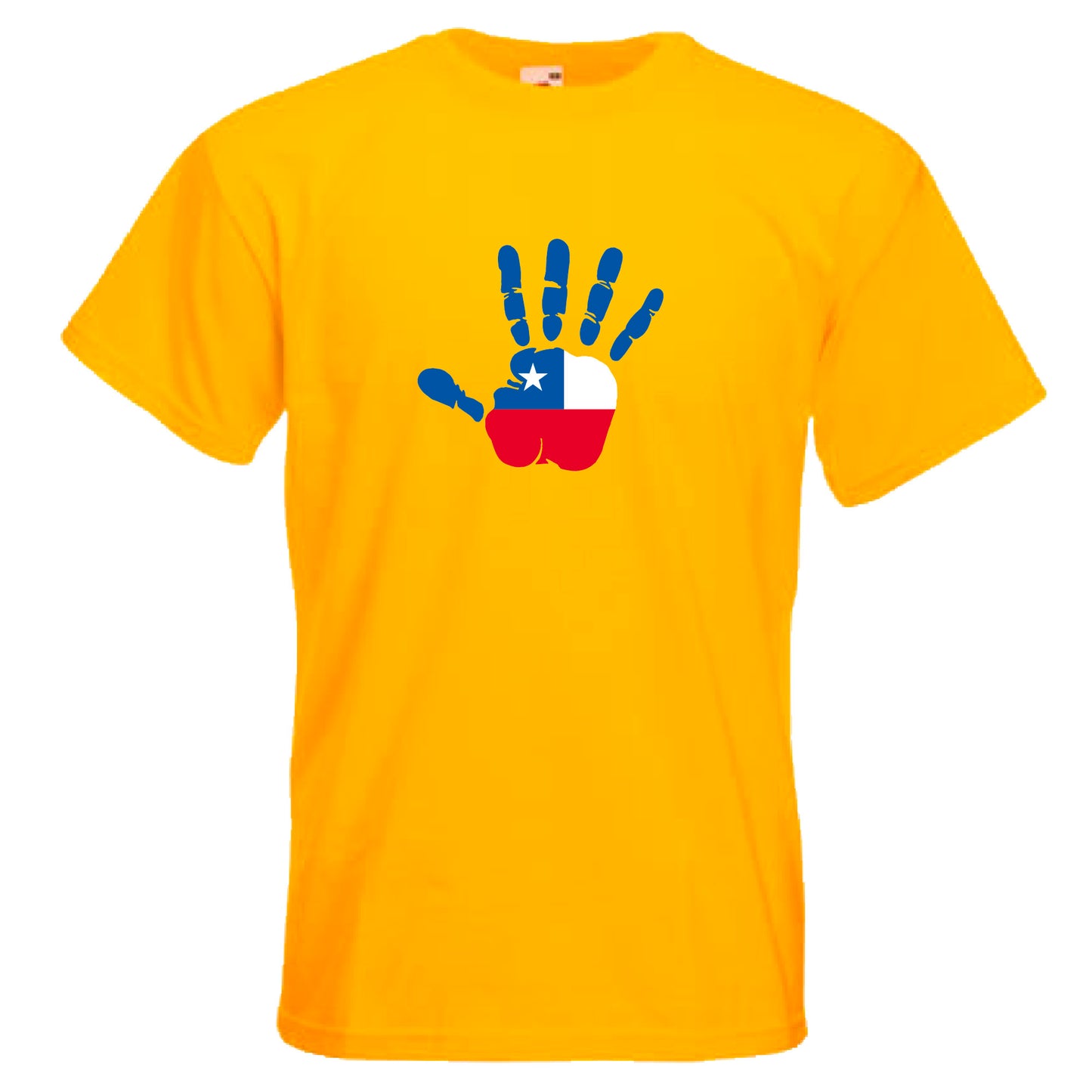 INDIGOS UG - T-Shirt Herren - Chile - Hand - Fussball