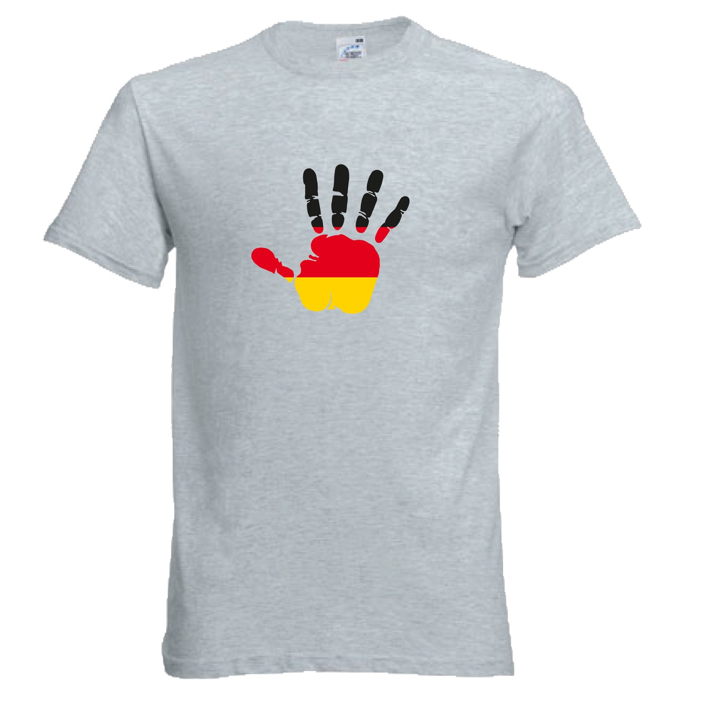 INDIGOS UG - T-Shirt Herren - Deutschland - Hand - Fussball