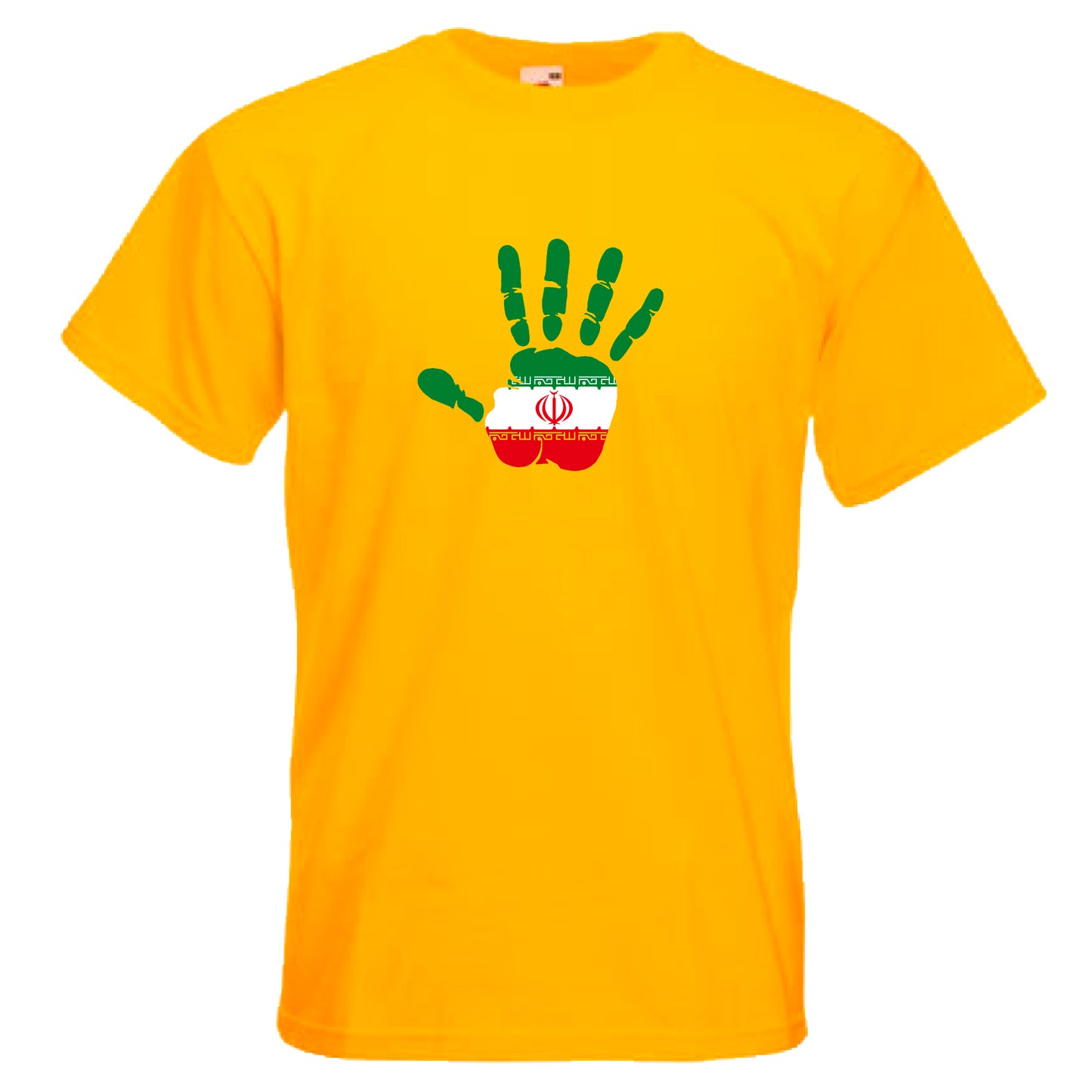 INDIGOS UG - T-Shirt Herren - Iran - Hand - Fussball