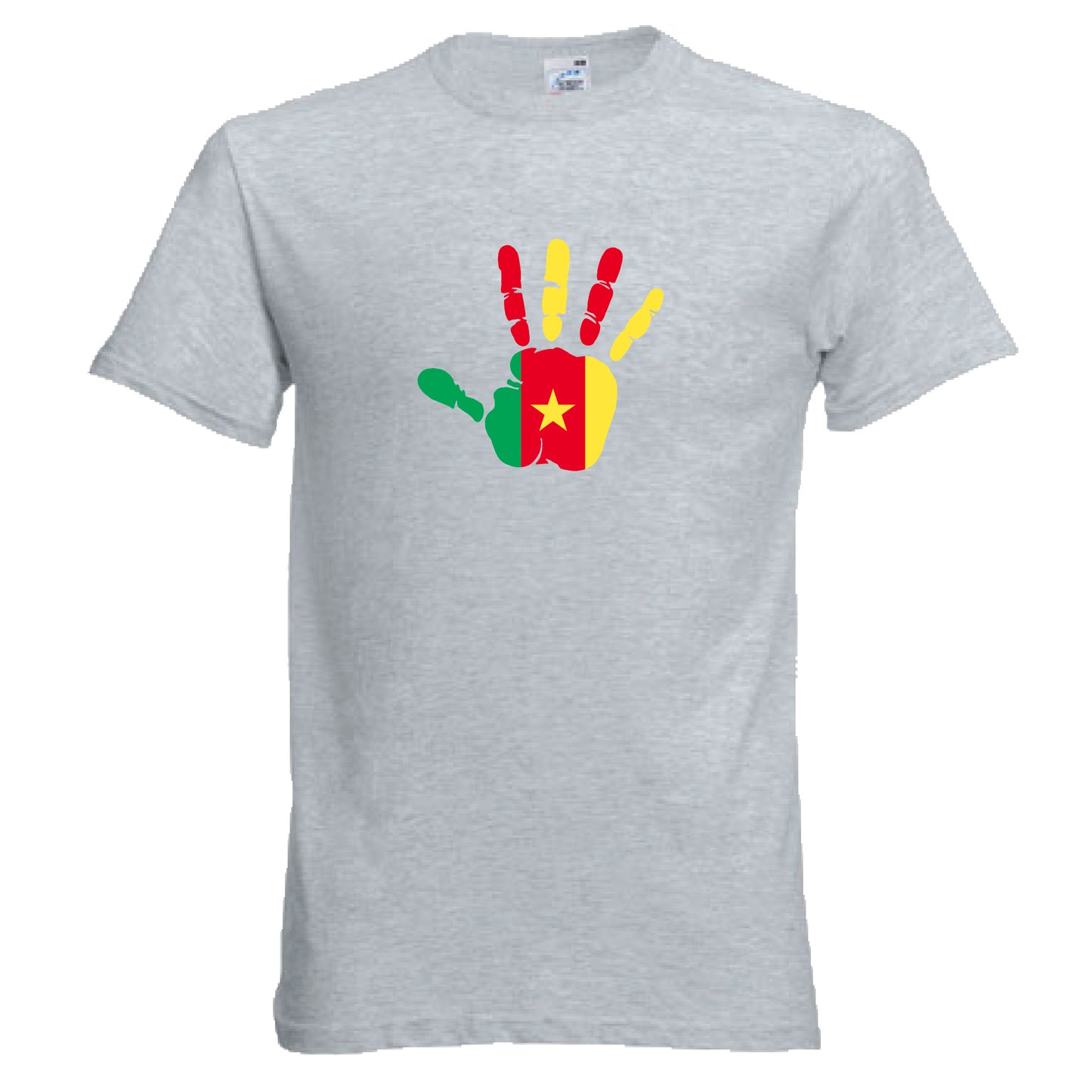 INDIGOS UG - T-Shirt Herren - Kamerun - Hand - Fussball