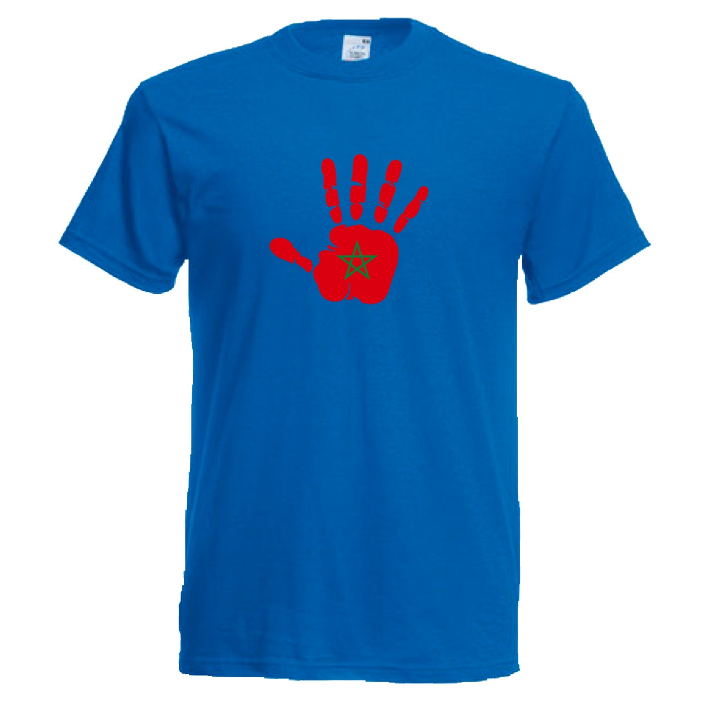 INDIGOS UG - T-Shirt Herren - Marokko - Hand - Fussball