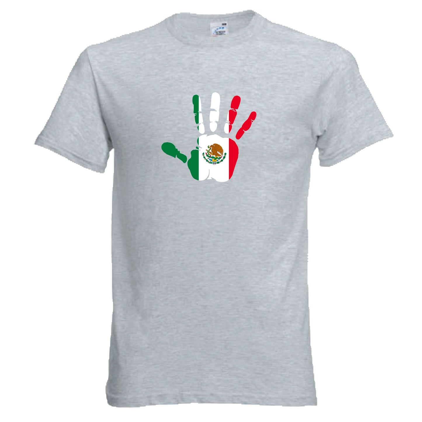 INDIGOS UG - T-Shirt Herren - Mexiko - Hand - Fussball