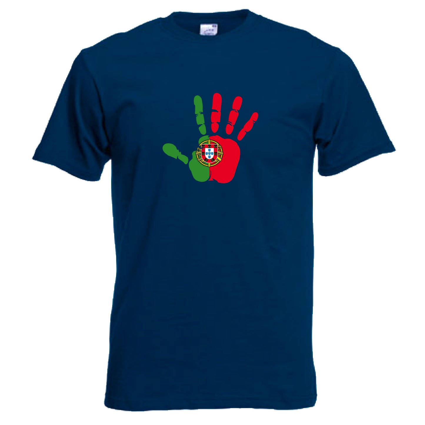 INDIGOS UG - T-Shirt Herren - Portugal - Hand - Fussball