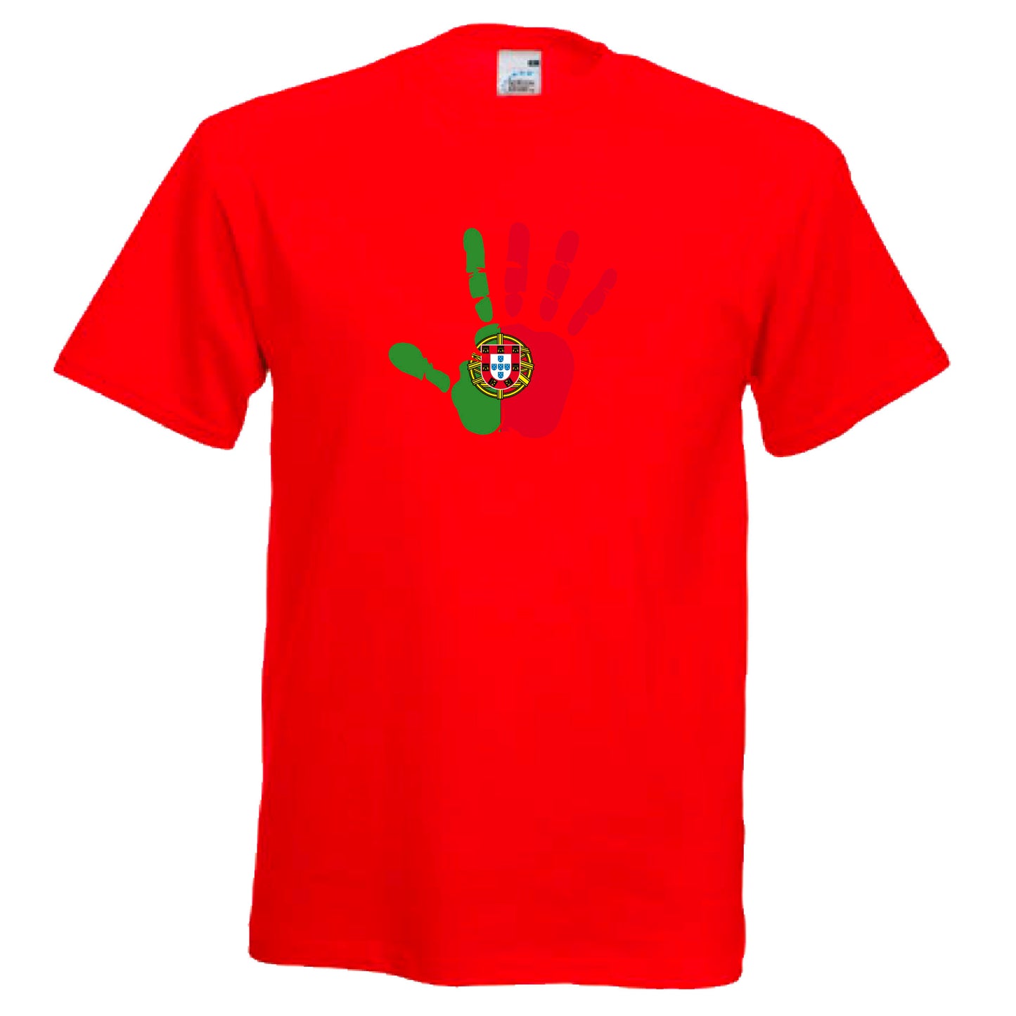 INDIGOS UG - T-Shirt Herren - Portugal - Hand - Fussball