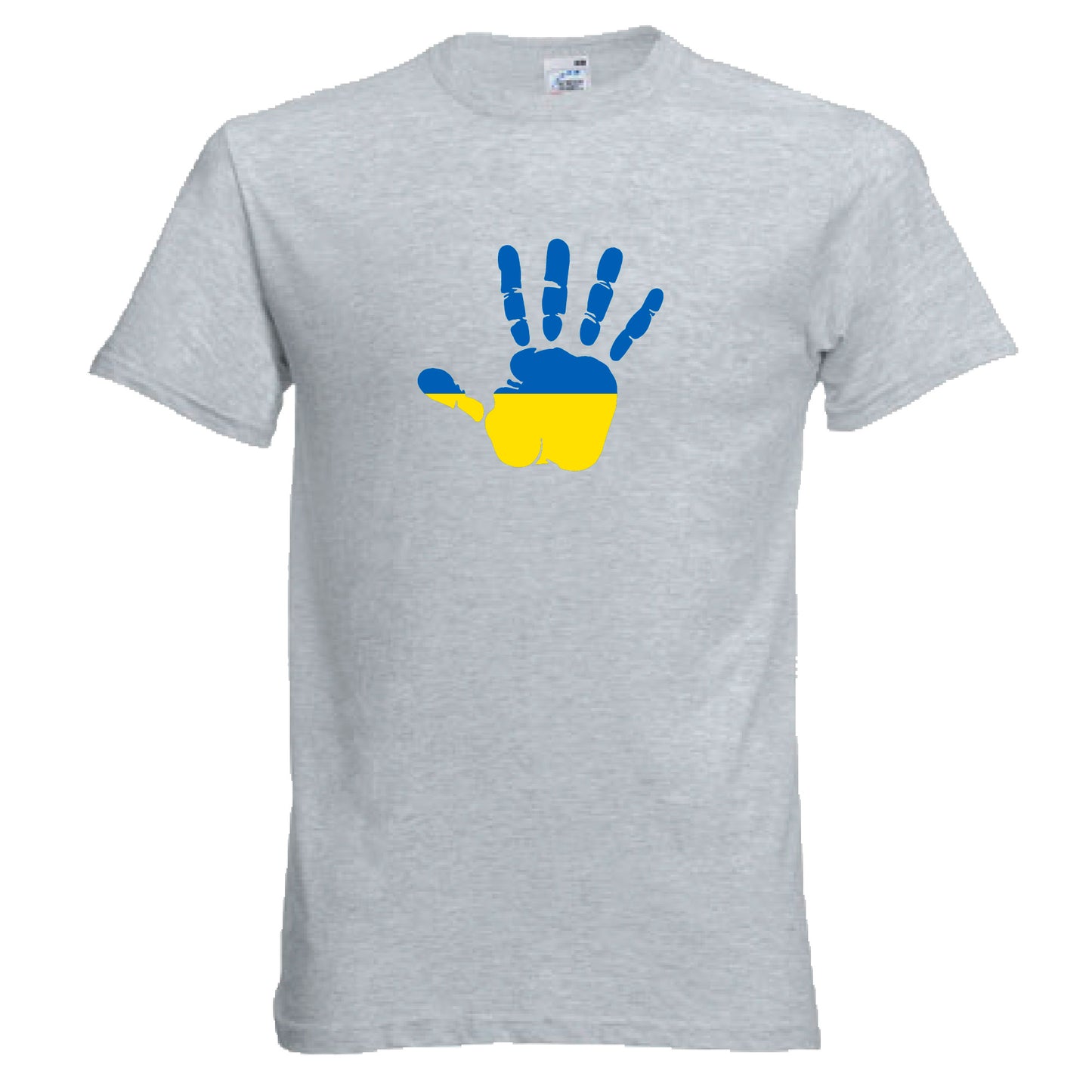 INDIGOS UG - T-Shirt Herren - Ukraine - Hand - Fussball