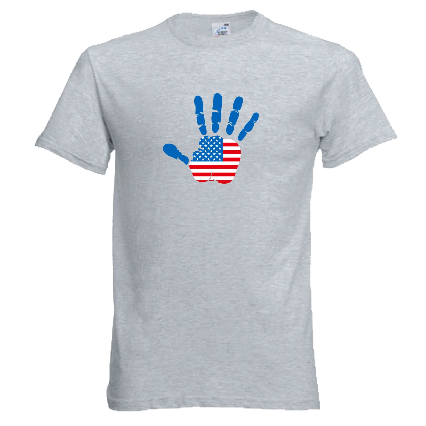 INDIGOS UG - T-Shirt Herren - USA - Hand - Fussball