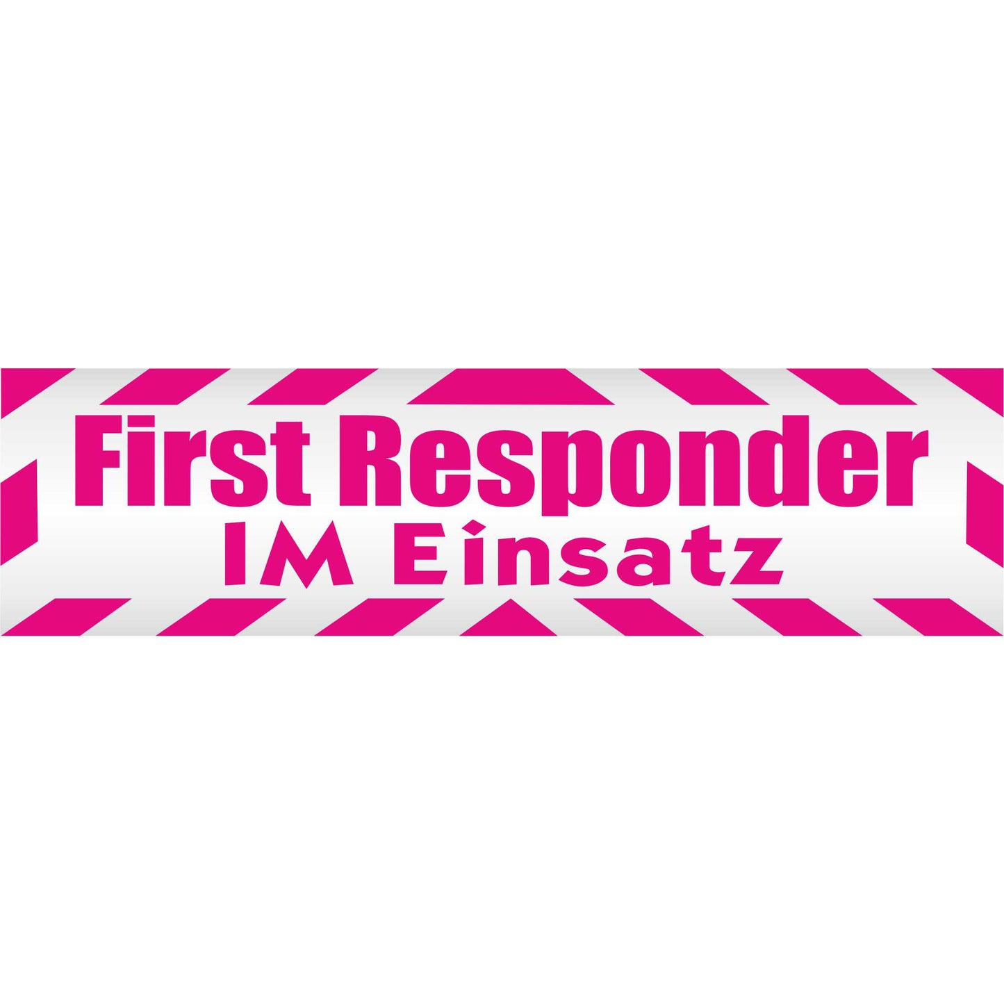 Magnetschild - First Responder im Einsatz - Magnetfolie für Auto - LKW - Truck - Baustelle - Firma
