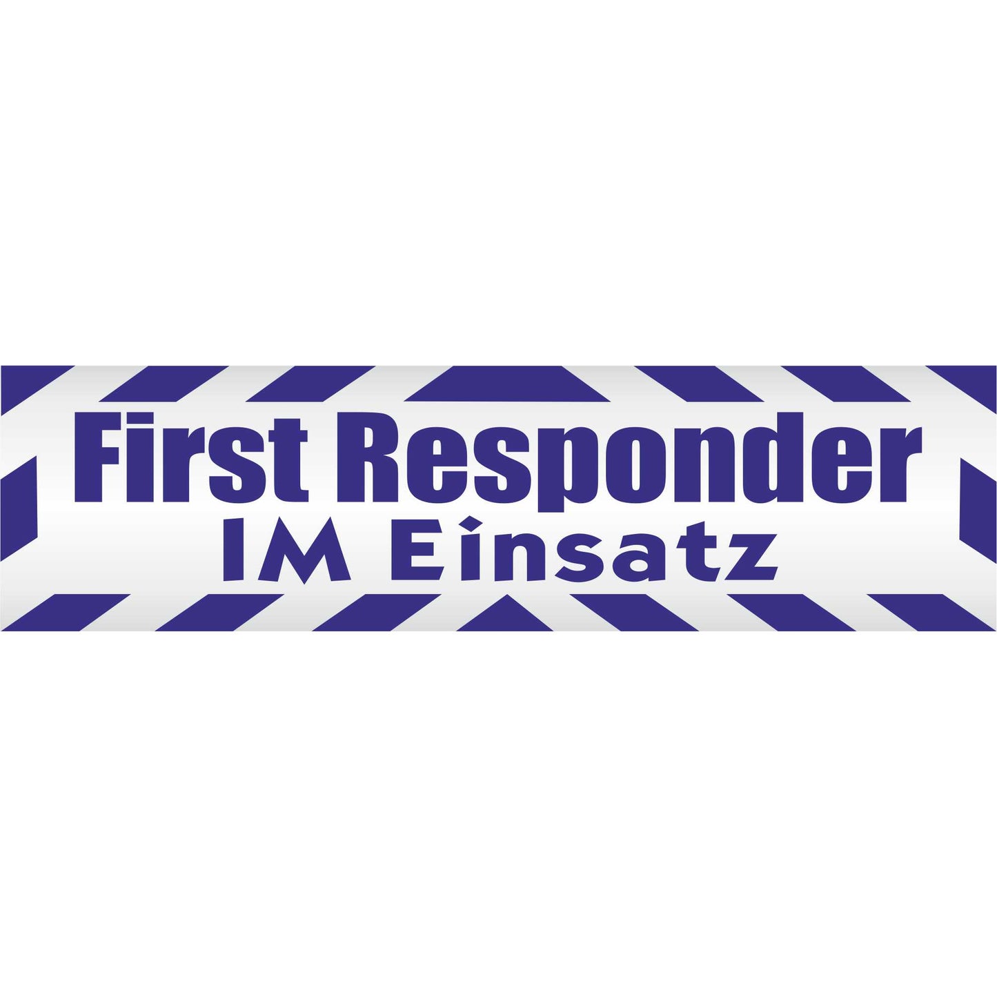 Magnetschild - First Responder im Einsatz - Magnetfolie für Auto - LKW - Truck - Baustelle - Firma
