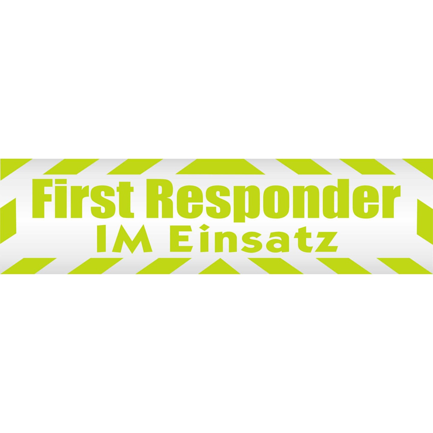 Magnetschild - First Responder im Einsatz - Magnetfolie für Auto - LKW - Truck - Baustelle - Firma