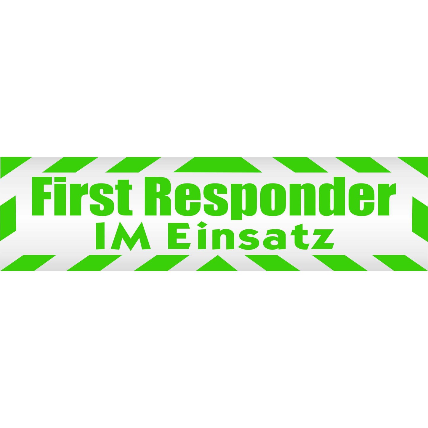 Magnetschild - First Responder im Einsatz - Magnetfolie für Auto - LKW - Truck - Baustelle - Firma