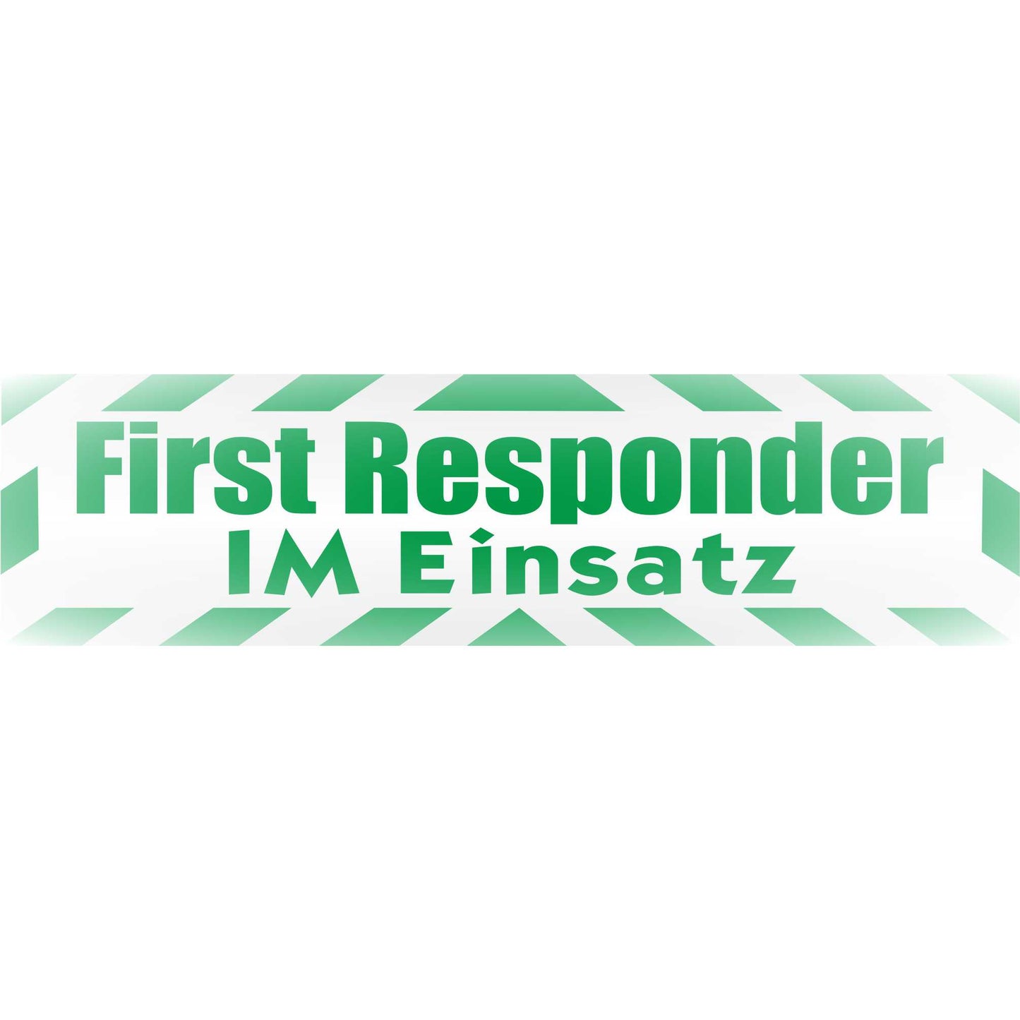 Magnetschild - First Responder im Einsatz - Magnetfolie für Auto - LKW - Truck - Baustelle - Firma