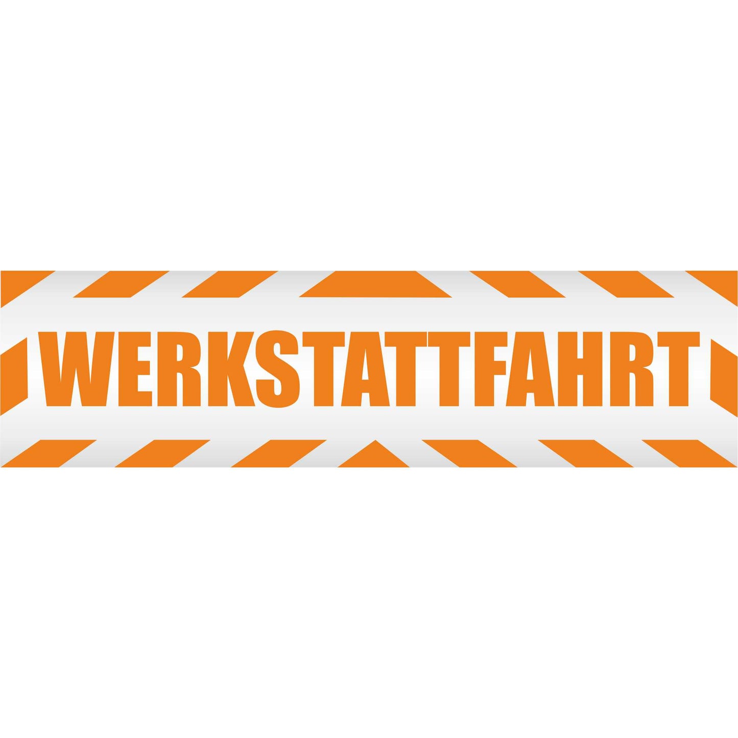 Magnetschild - Werkstattfahrt - Magnetfolie für Auto - LKW - Truck - Baustelle - Firma