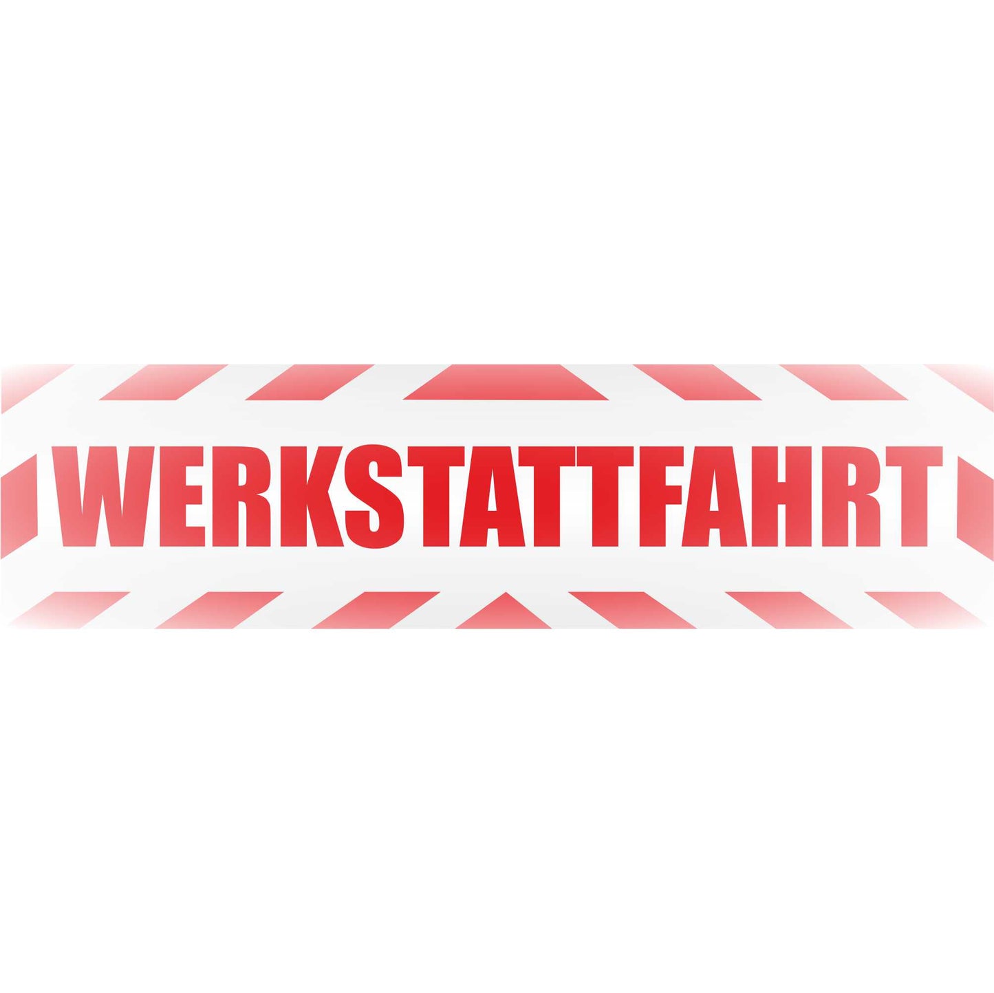 Magnetschild - Werkstattfahrt - Magnetfolie für Auto - LKW - Truck - Baustelle - Firma