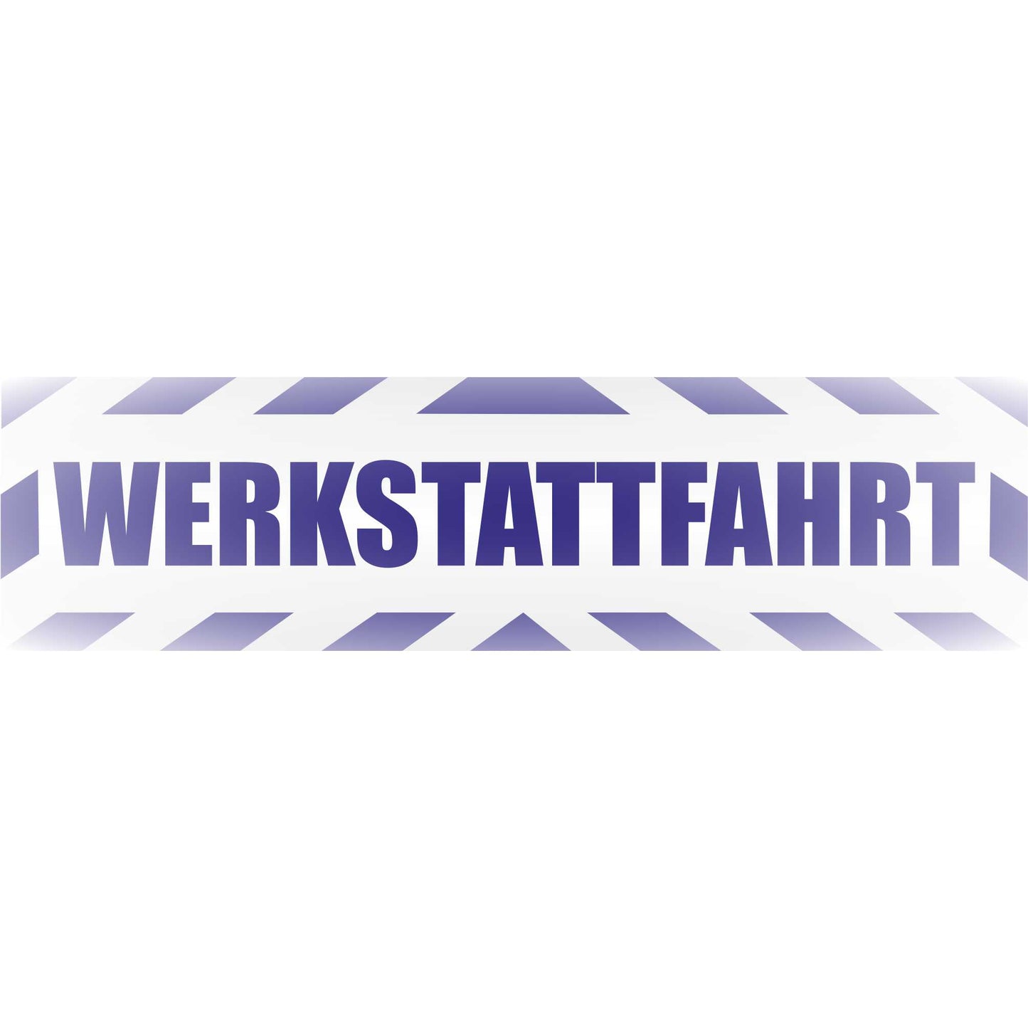 Magnetschild - Werkstattfahrt - Magnetfolie für Auto - LKW - Truck - Baustelle - Firma