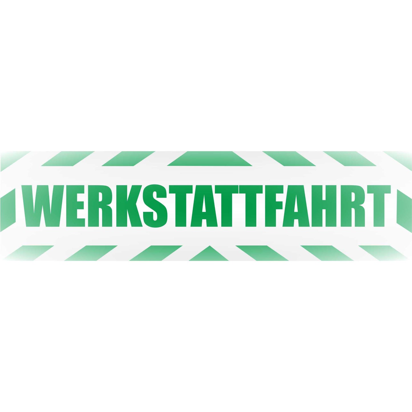 Magnetschild - Werkstattfahrt - Magnetfolie für Auto - LKW - Truck - Baustelle - Firma