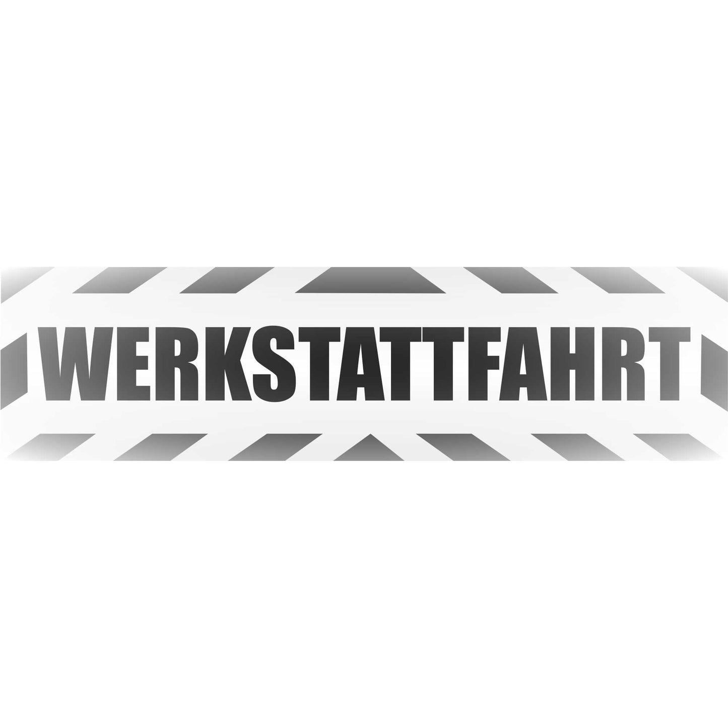 Magnetschild - Werkstattfahrt - Magnetfolie für Auto - LKW - Truck - Baustelle - Firma