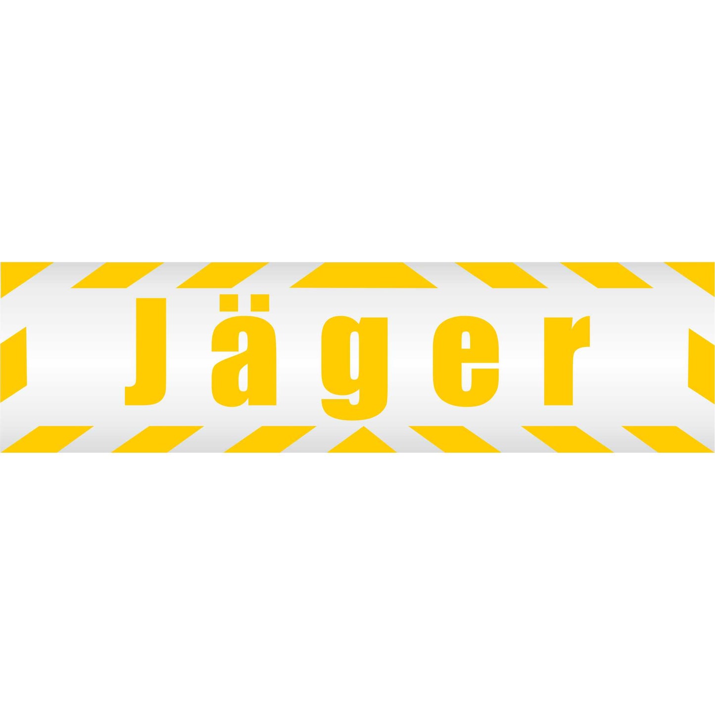 Magnetschild - Jäger - Magnetfolie für Auto - LKW - Truck - Baustelle - Firma