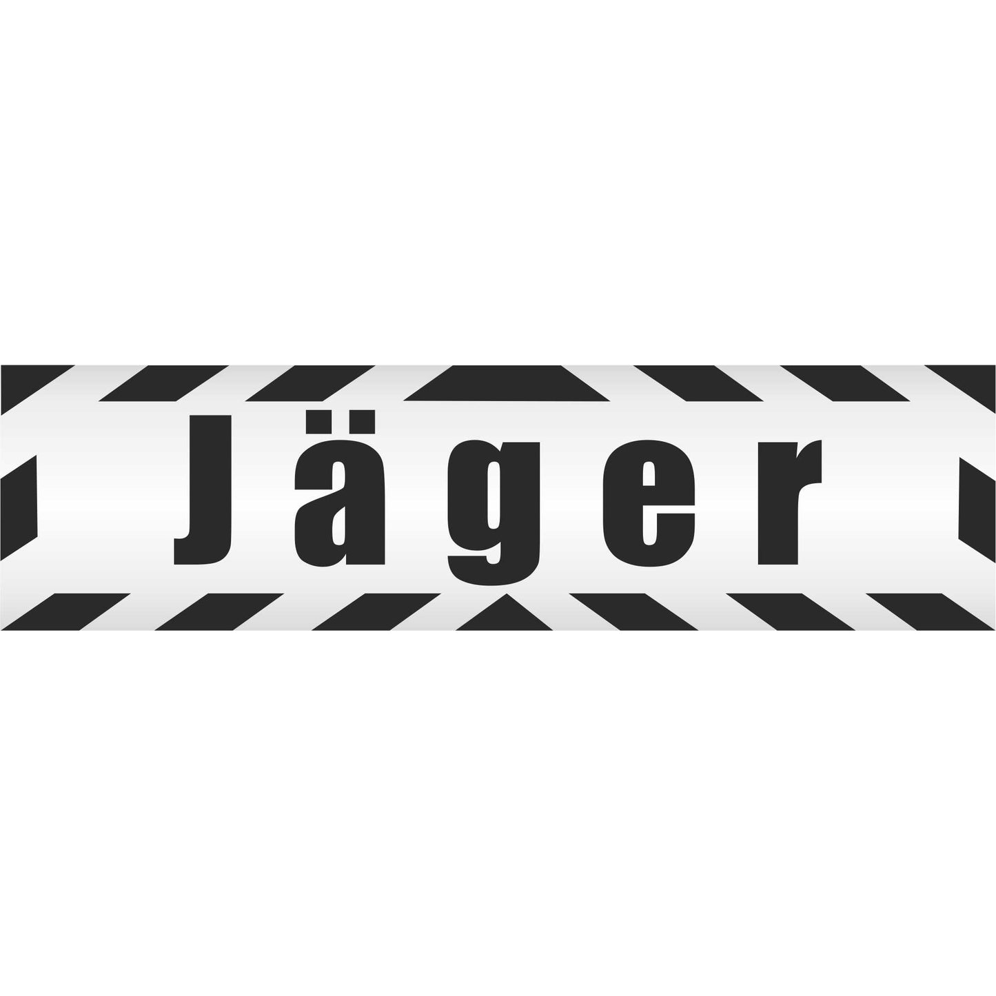 Magnetschild - Jäger - Magnetfolie für Auto - LKW - Truck - Baustelle - Firma