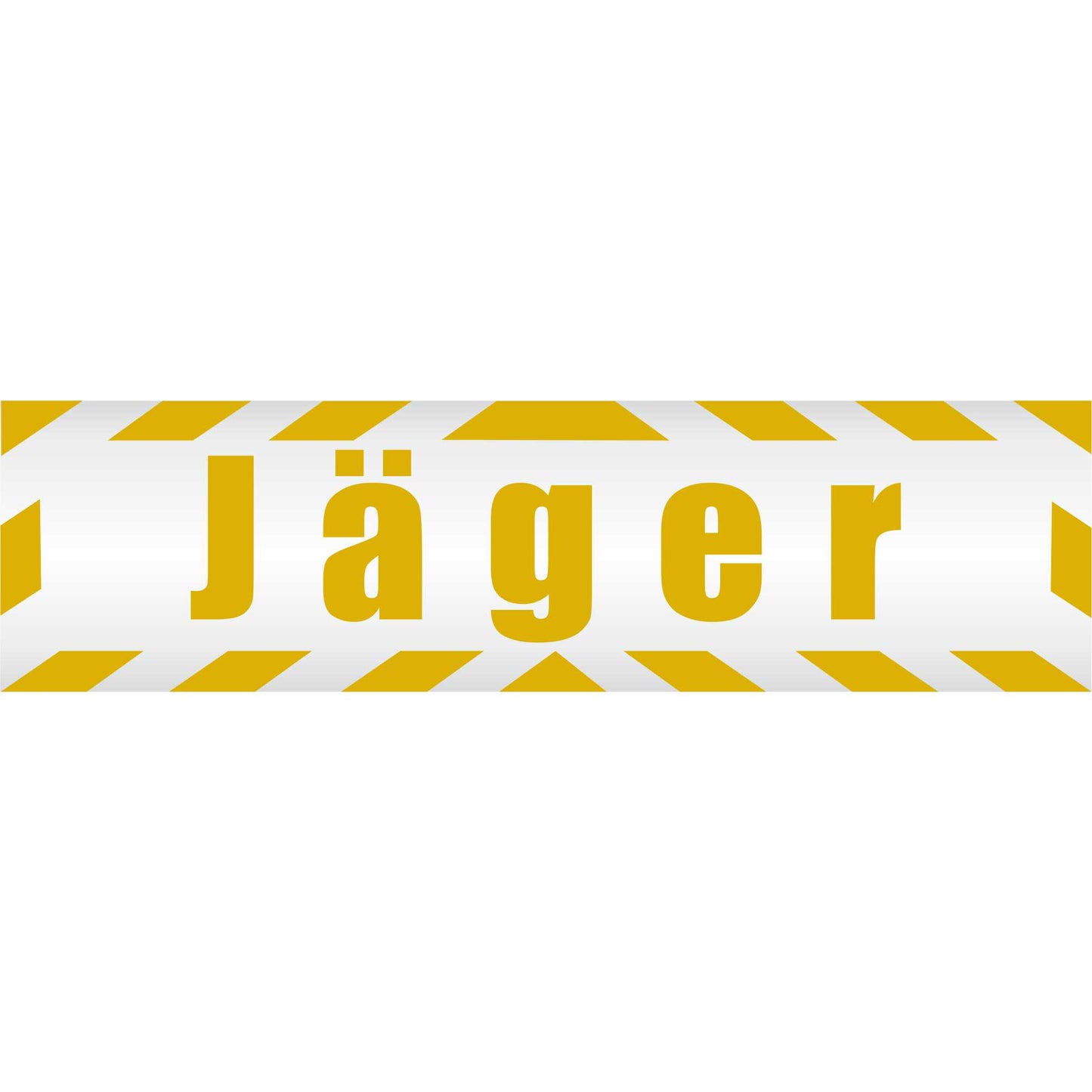 Magnetschild - Jäger - Magnetfolie für Auto - LKW - Truck - Baustelle - Firma
