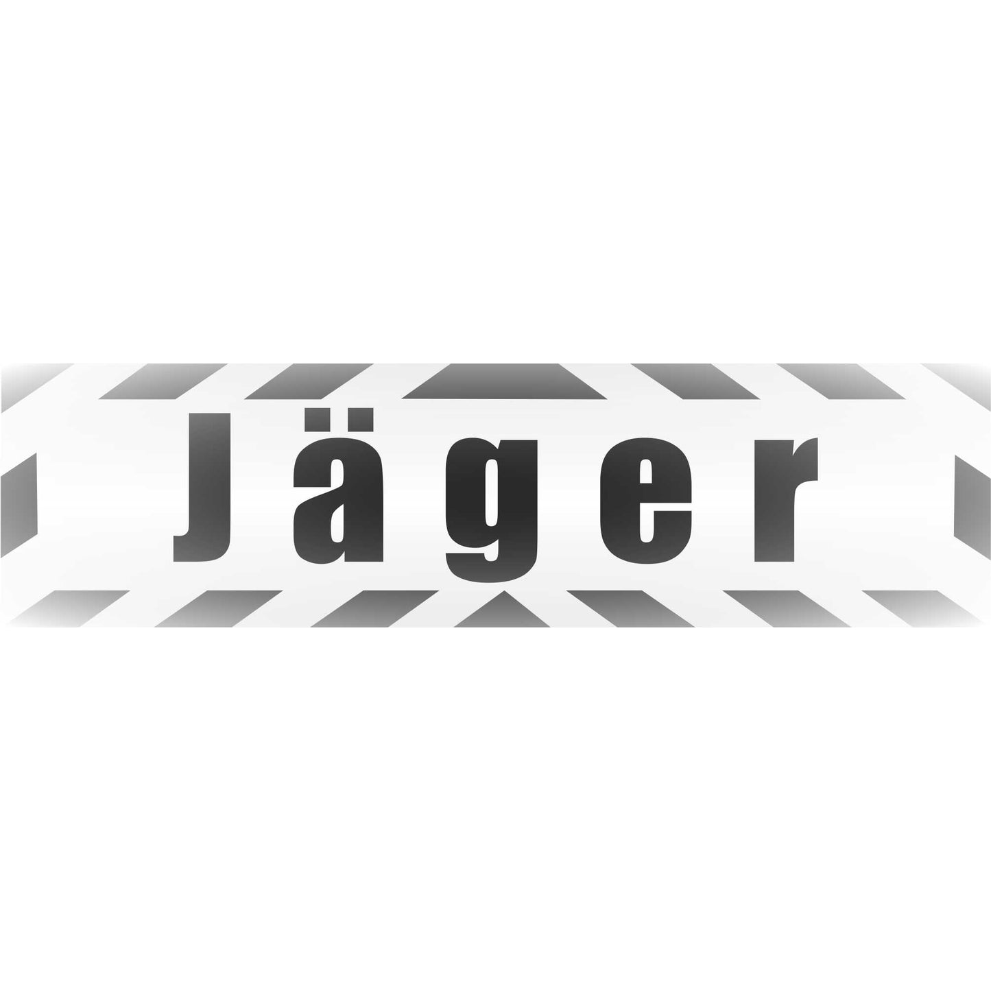 Magnetschild - Jäger - Magnetfolie für Auto - LKW - Truck - Baustelle - Firma