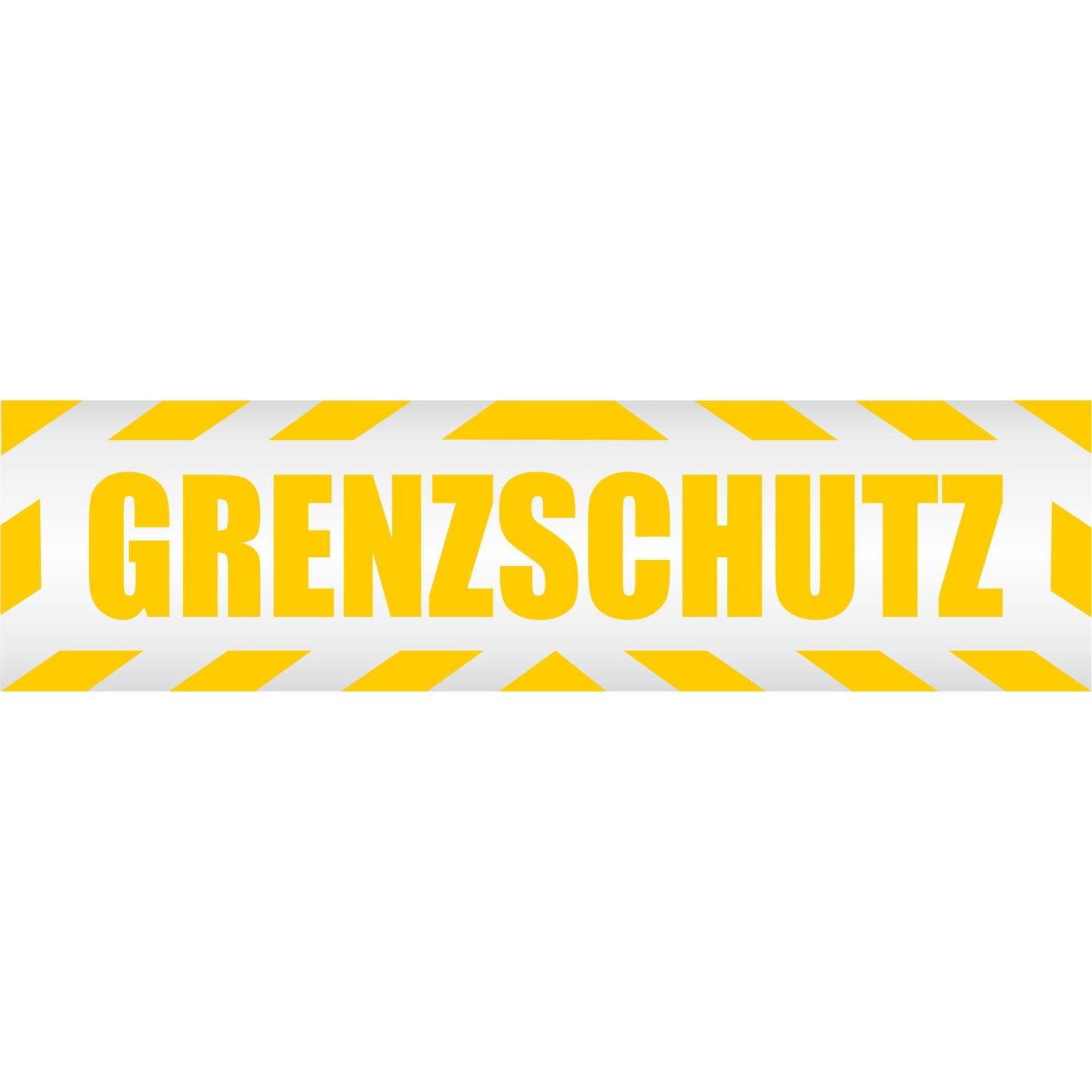 Magnetschild - Grenzschutz - Magnetfolie für Auto - LKW - Truck - Baustelle - Firma