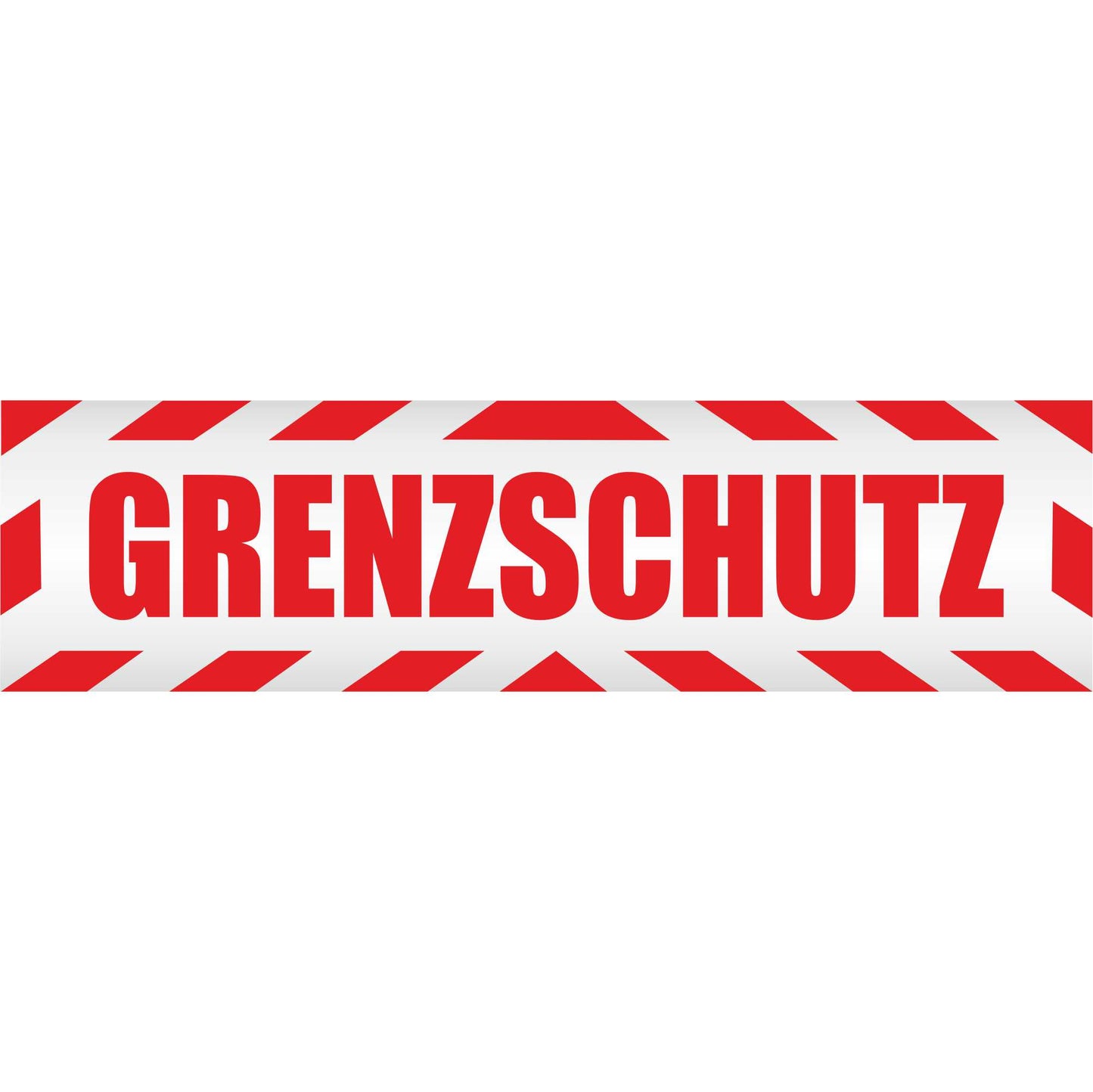 Magnetschild - Grenzschutz - Magnetfolie für Auto - LKW - Truck - Baustelle - Firma