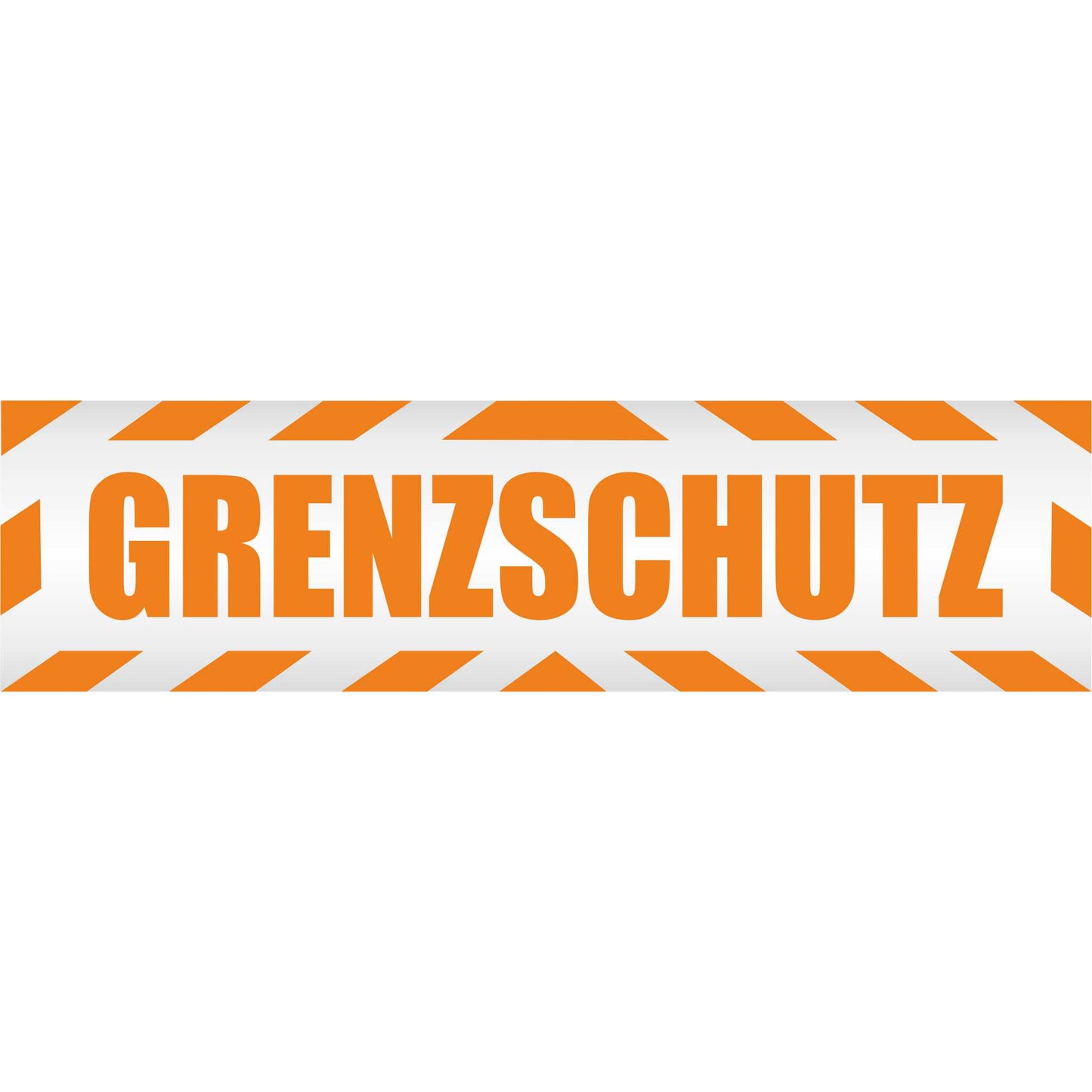 Magnetschild - Grenzschutz - Magnetfolie für Auto - LKW - Truck - Baustelle - Firma