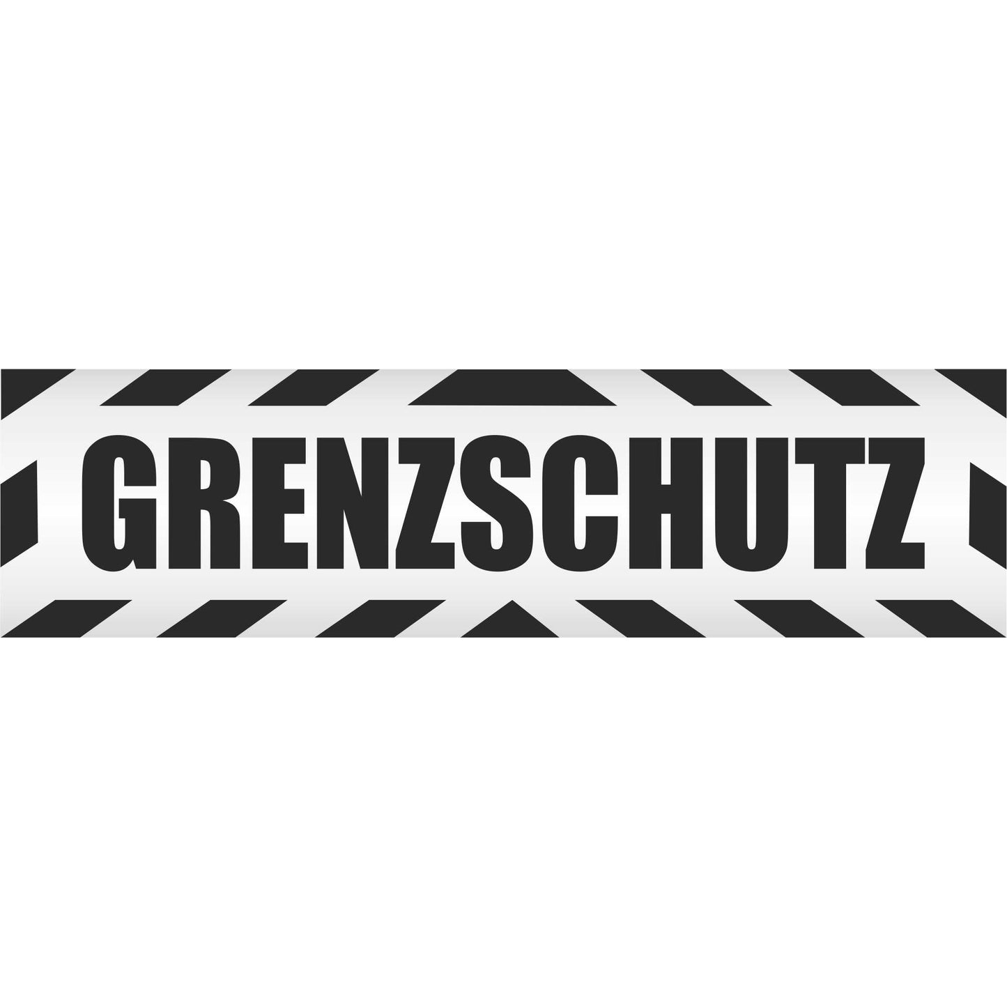 Magnetschild - Grenzschutz - Magnetfolie für Auto - LKW - Truck - Baustelle - Firma